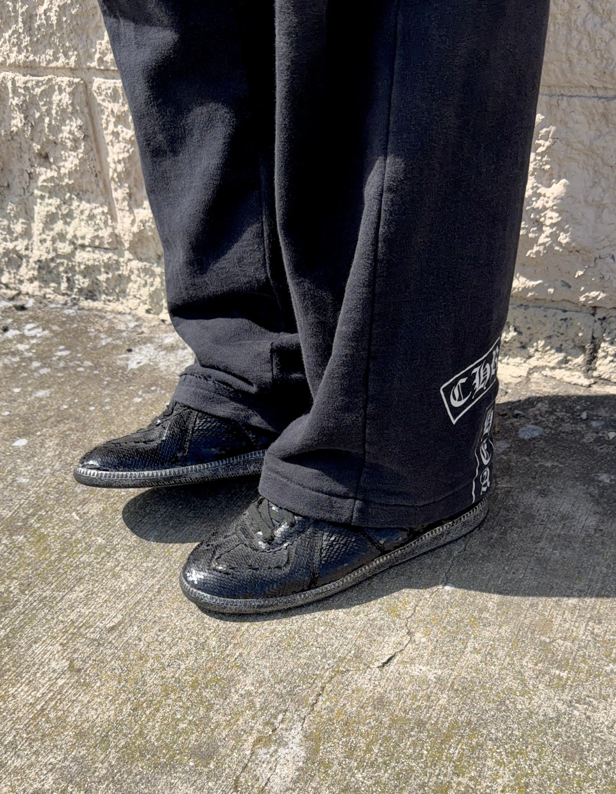 FW16 Maison Margiela ‘Black Sequin’ Replica GAT Low