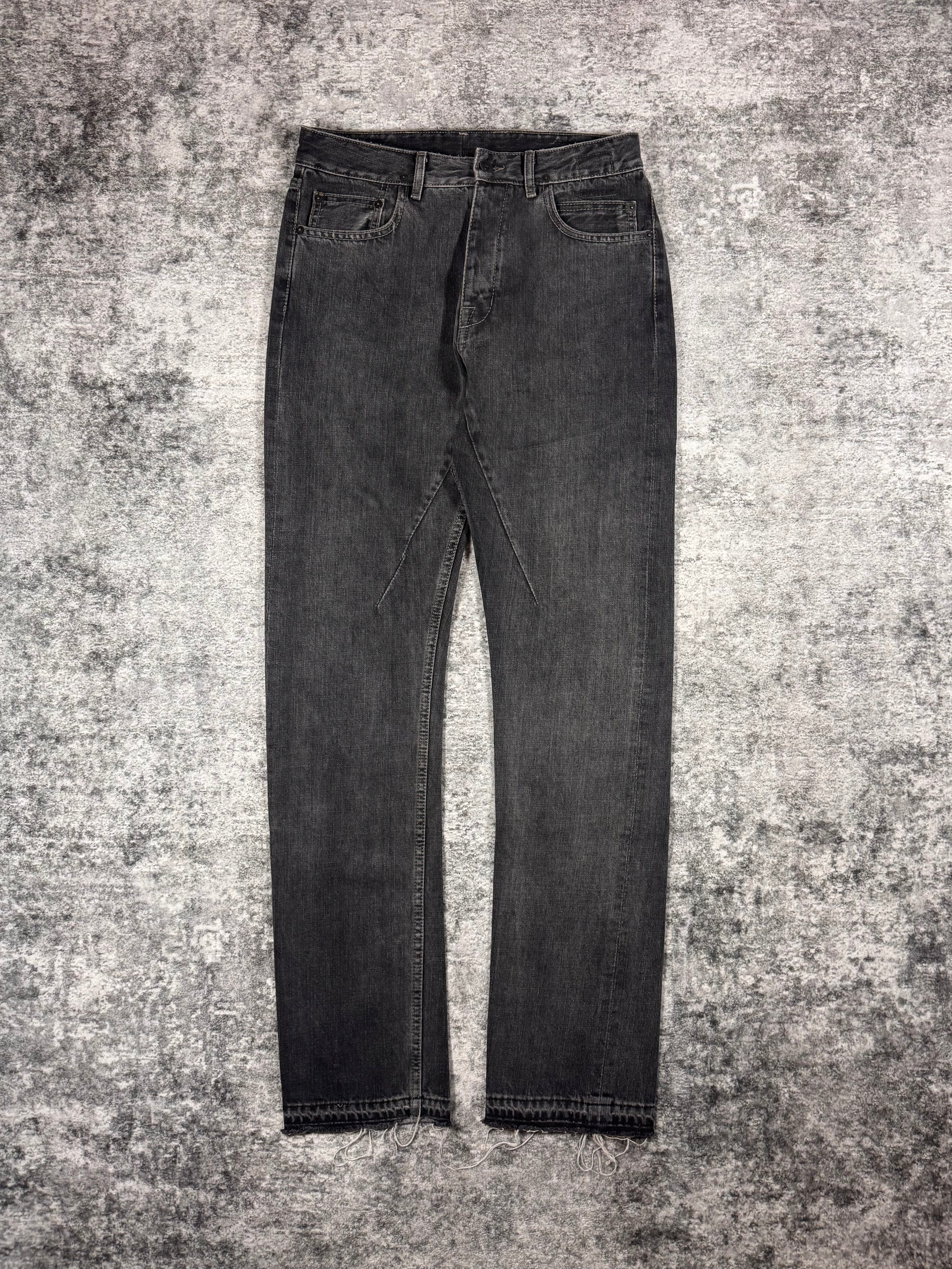 SS18 Rick Owens “Dirt” Hustler Drkshdw Torrance Cut Denim