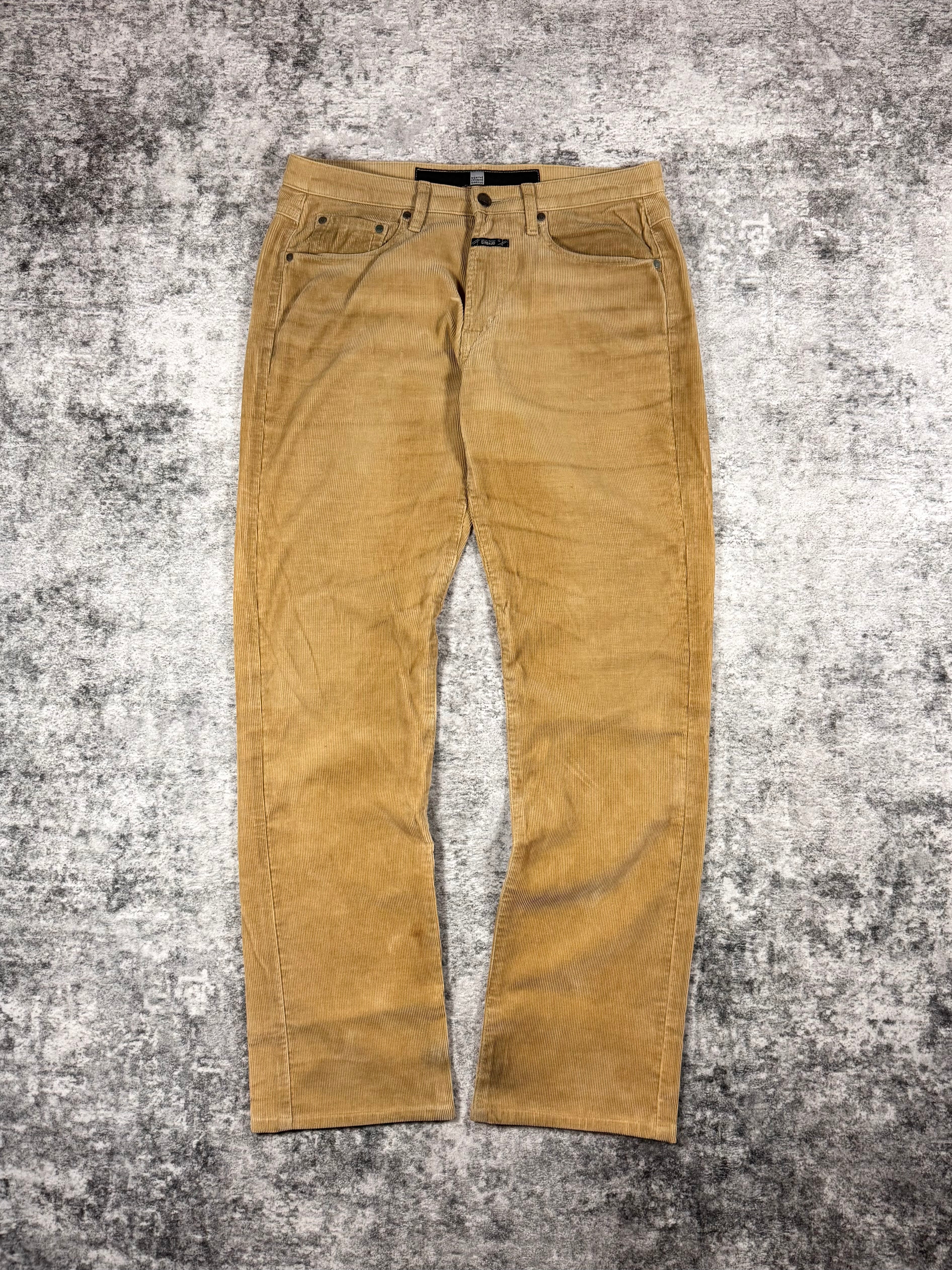 2000s Marithè + François Girbaud Tan Corduroy Pants