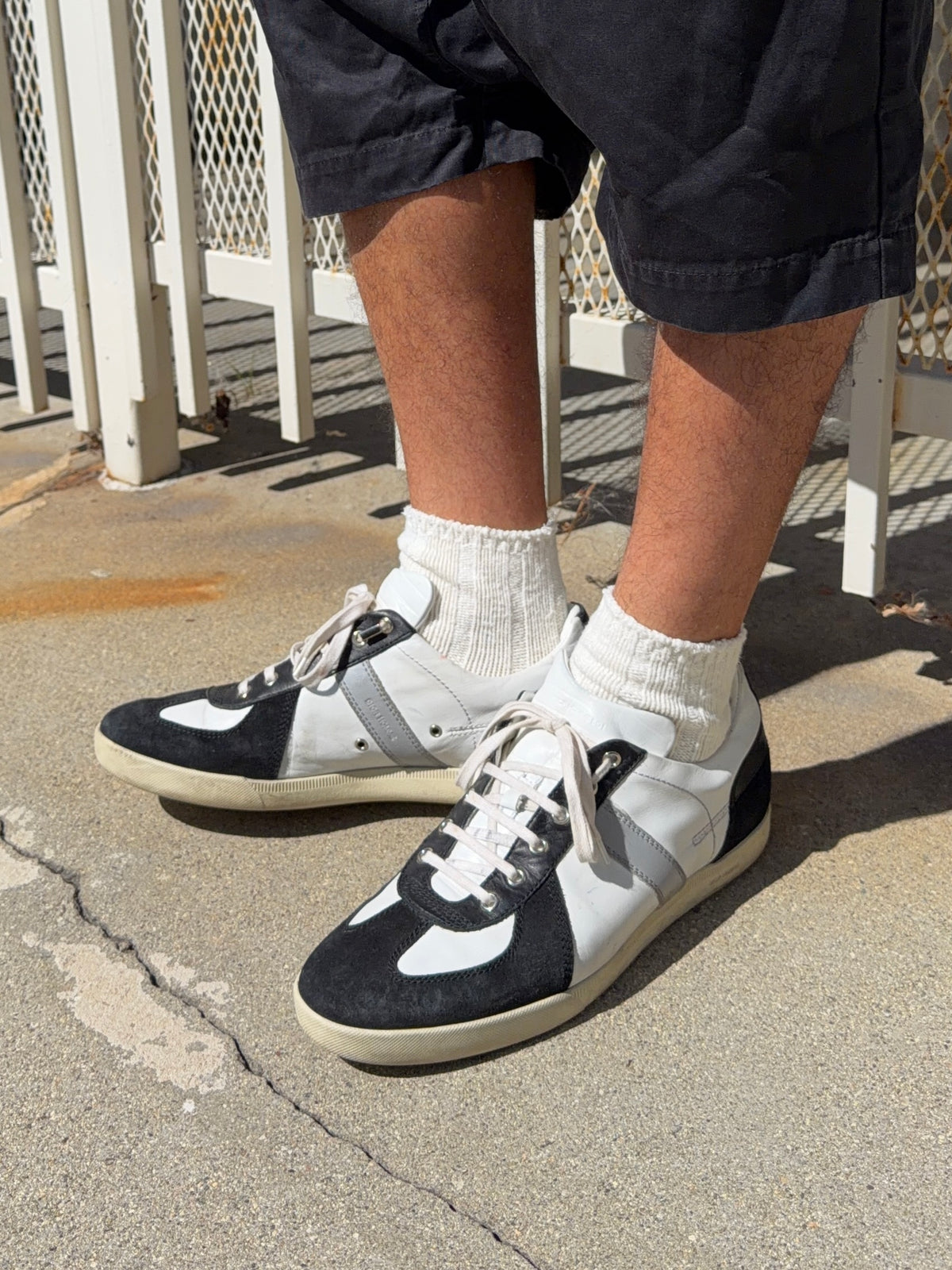 FW10 Dior Homme ‘B01’ KVA Black/Grey Leather GAT Sneakers