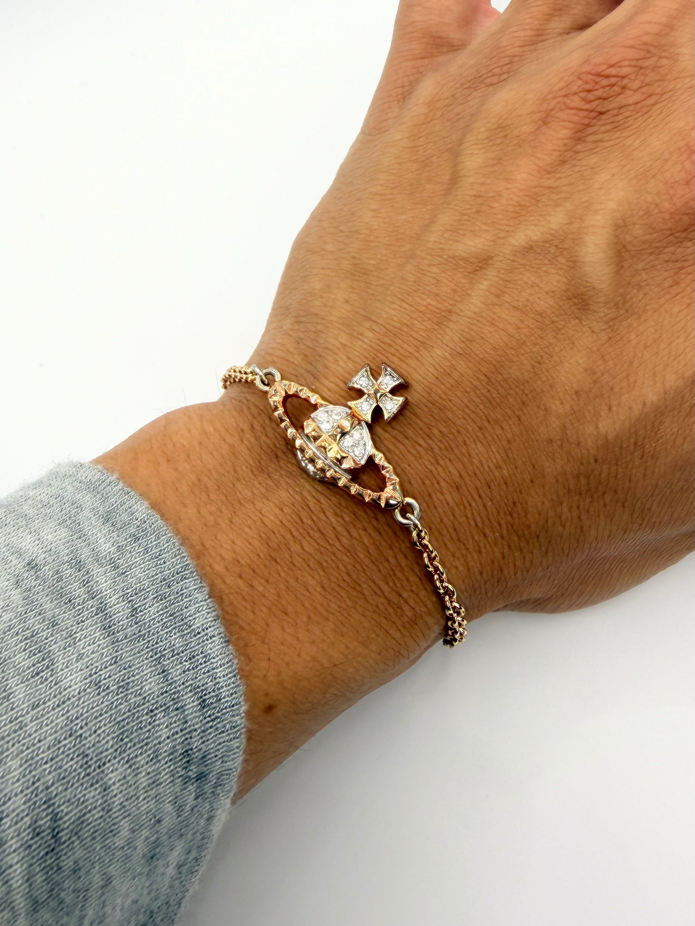 Vivienne Westwood ‘Mayfair Bas’ Rose Gold Orb Bracelet
