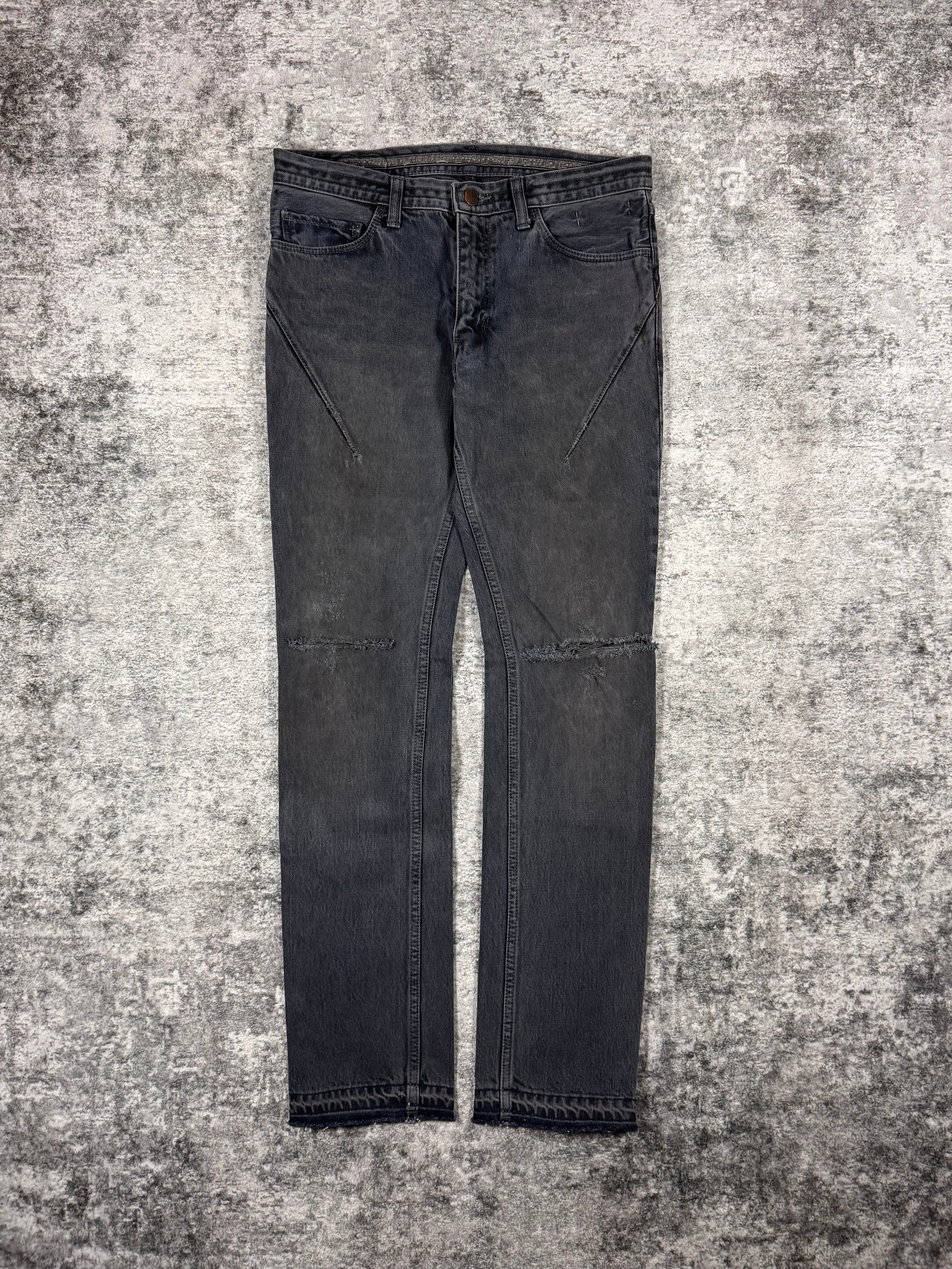 SS07 Number (N)ine “About A Boy” Mud Wash Distressed Denim