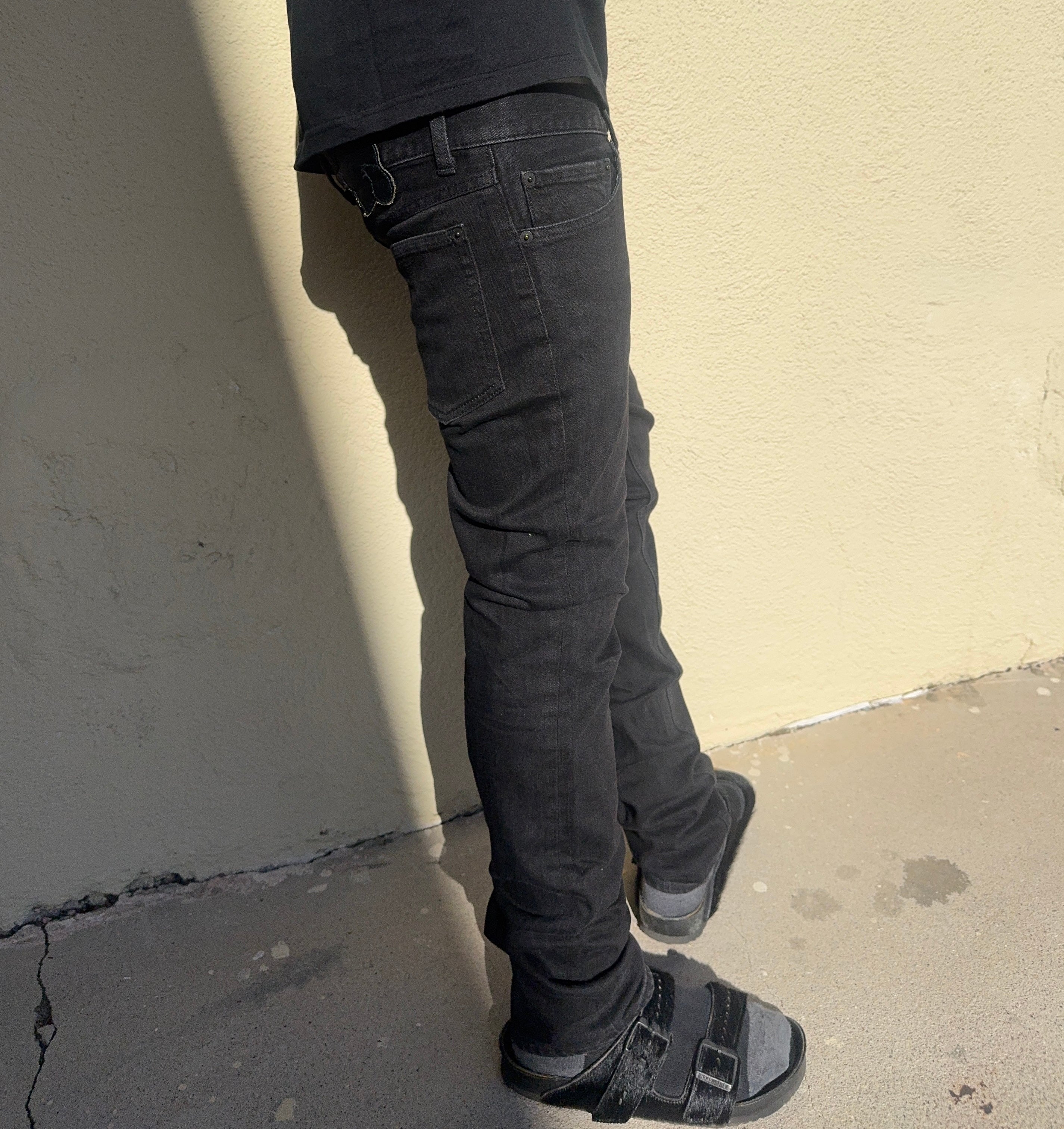 FW06 Number (N)ine “Noir” Black Pain Denim