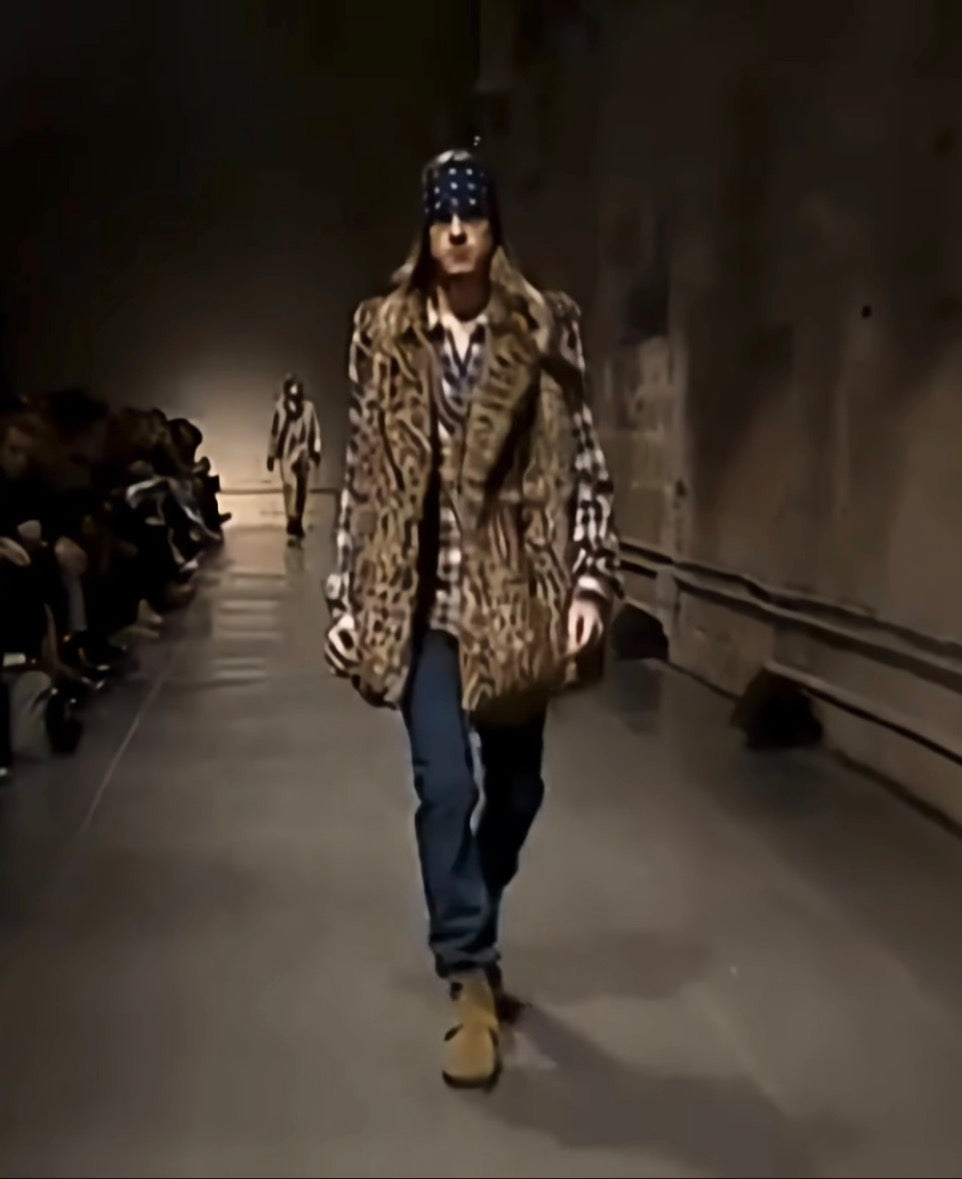 AW05 Number (N)ine “The High Streets” Runway Blue Pain Denim