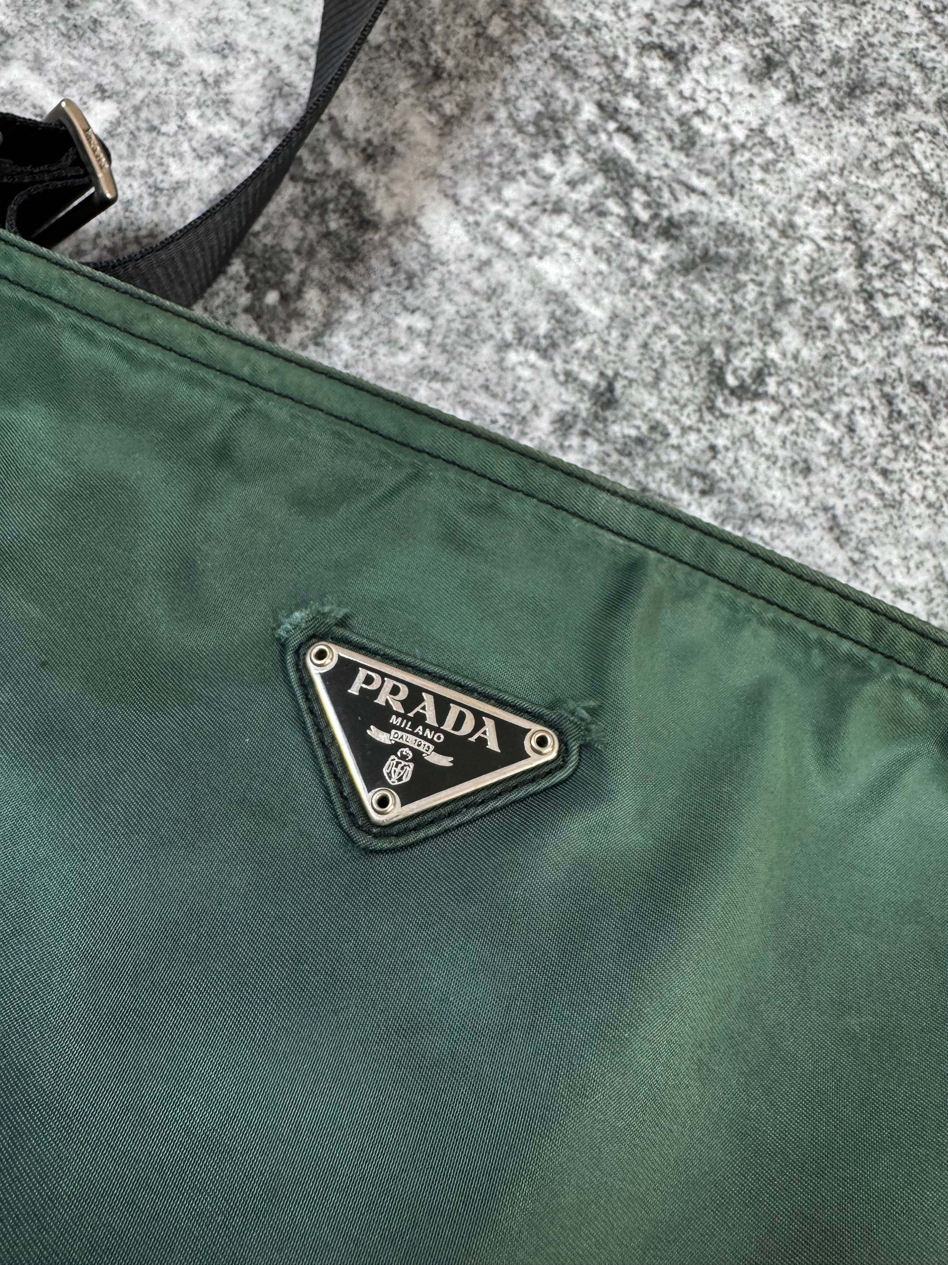 2000s Prada Milano ‘Ebano’ Nylon Crossbody Bag