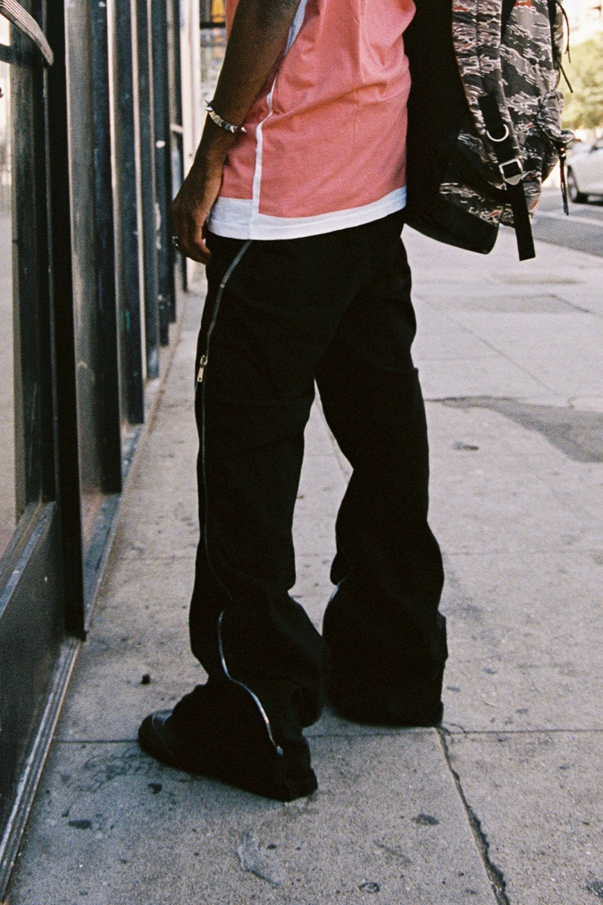 FW24 Rick Owens “Porterville”Black Bolan Banana Cut Flare Denim