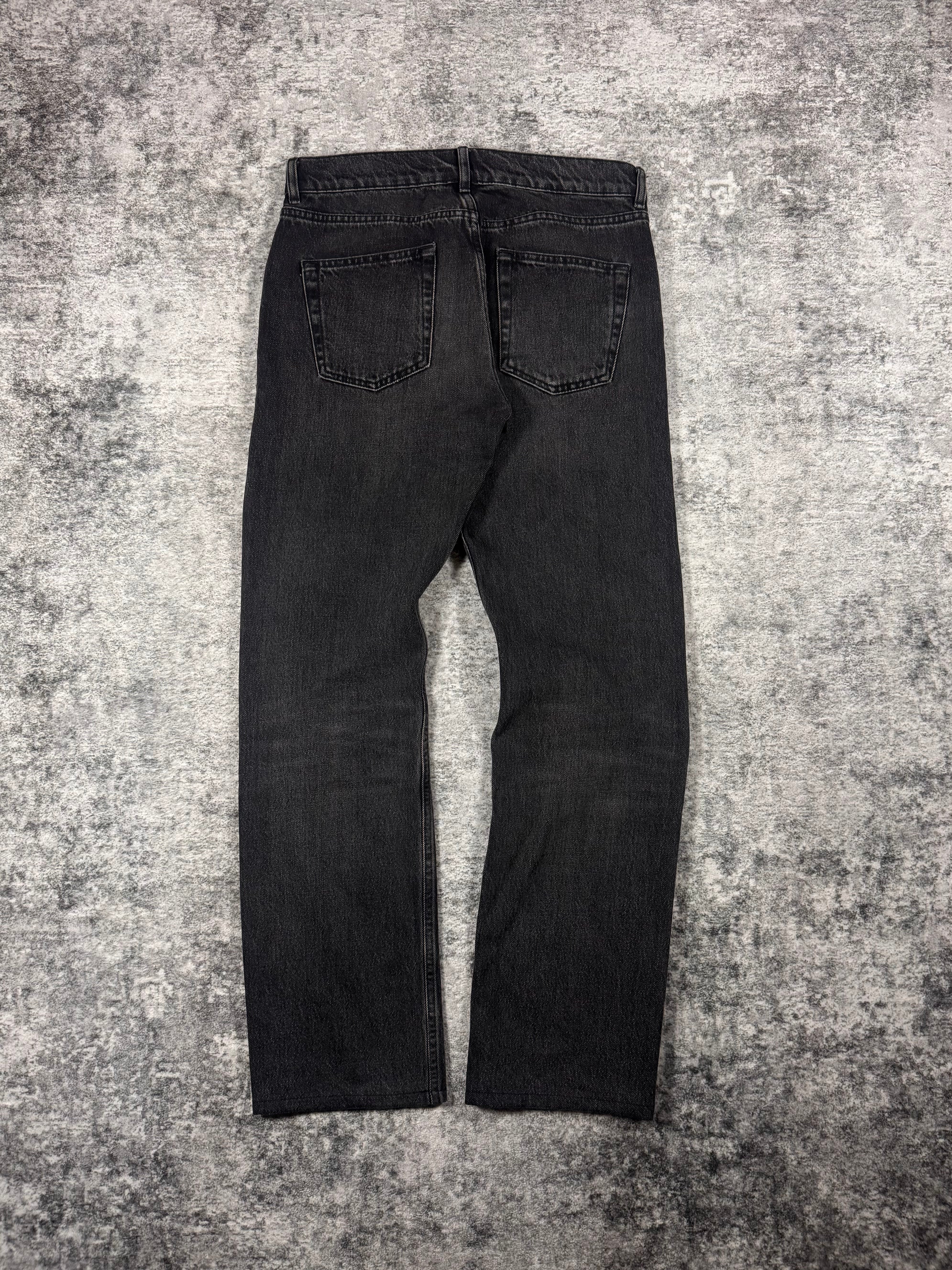 FW17 Balenciaga ‘Black Wash’ Demna-Era Straight Denim