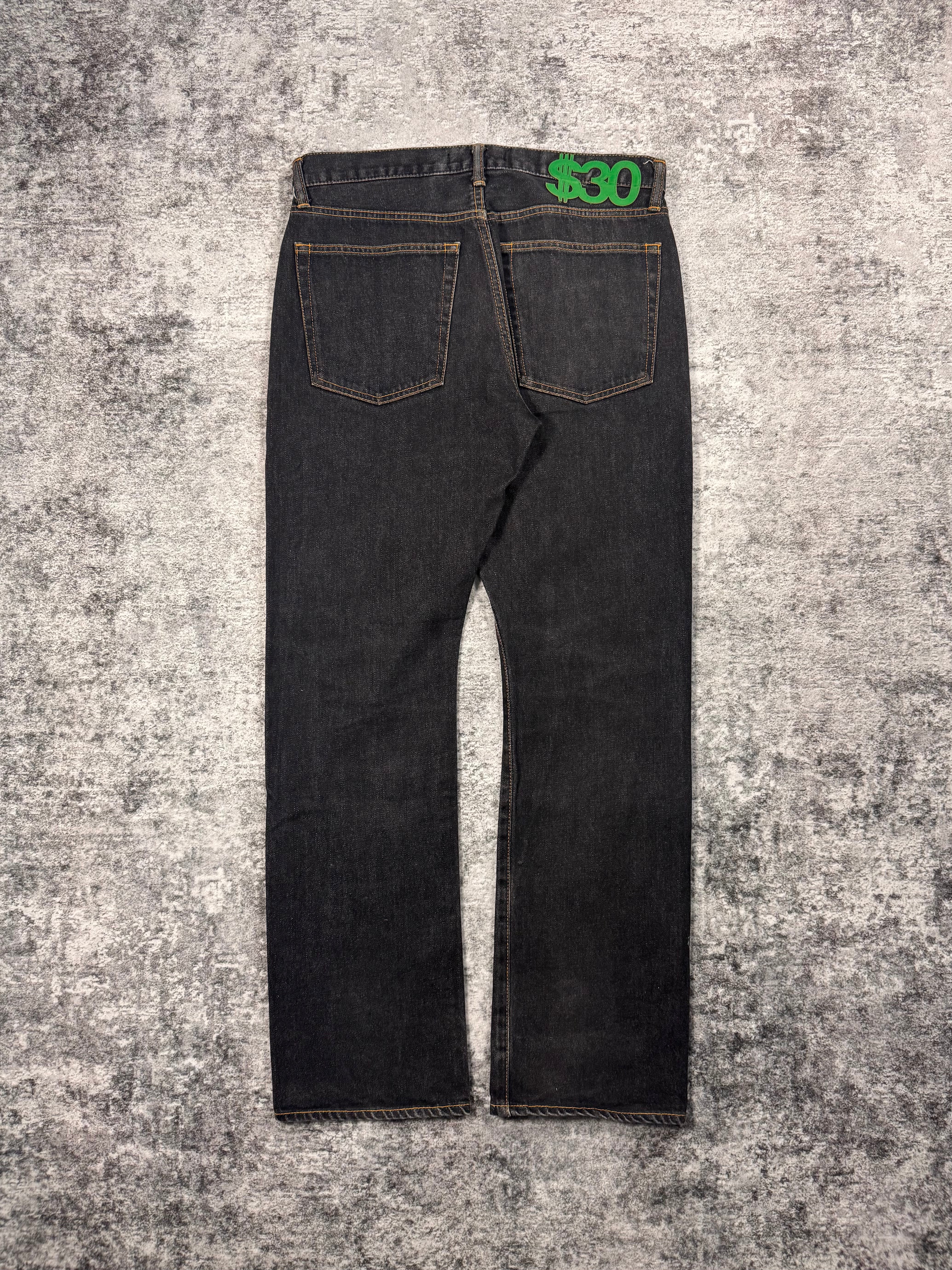 2000s Swagger Green $ Black Wash Denim