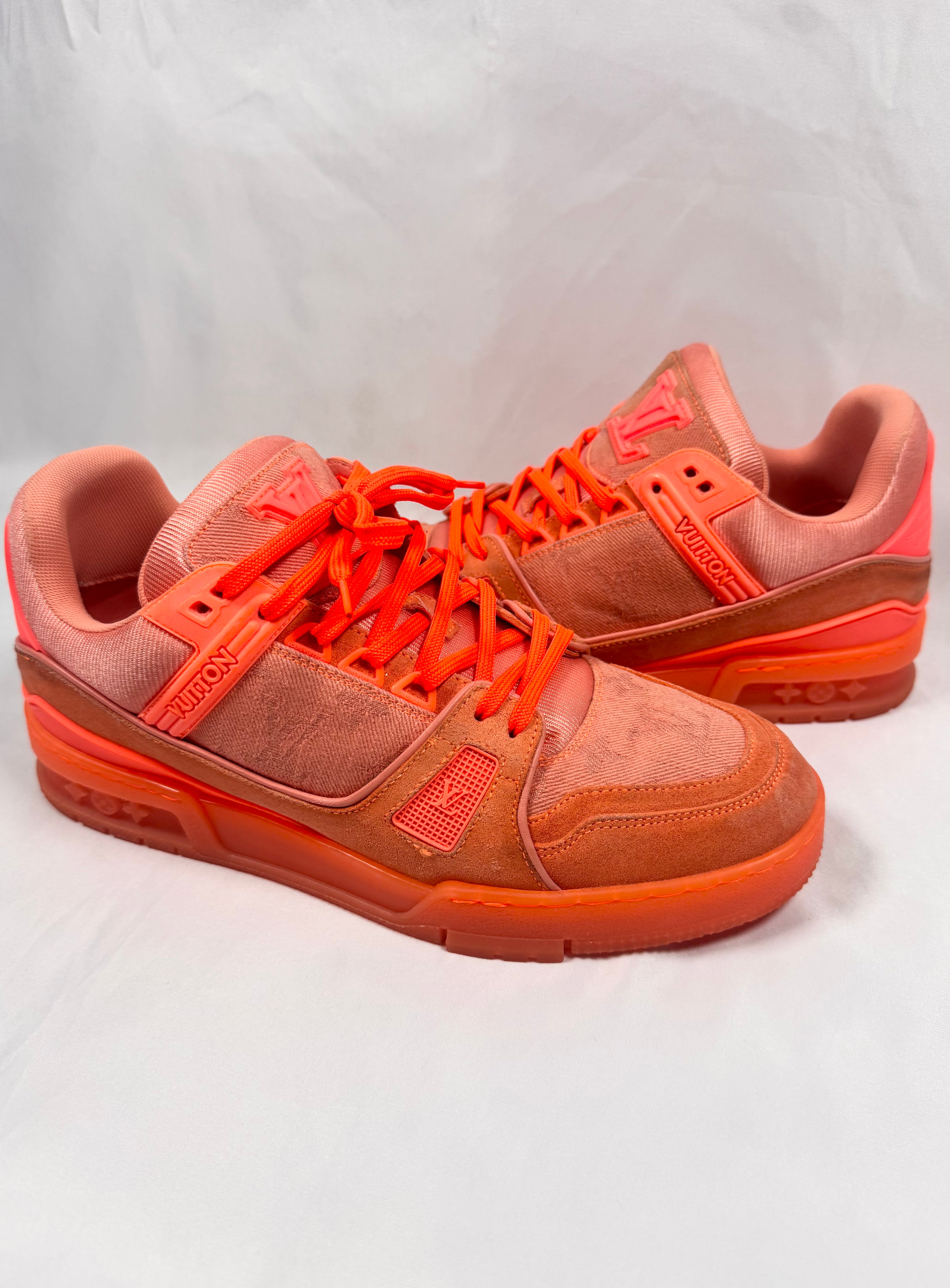 Louis Vuitton ‘Solar Orange’ Virgil Abloh LV Trainer Sneaker