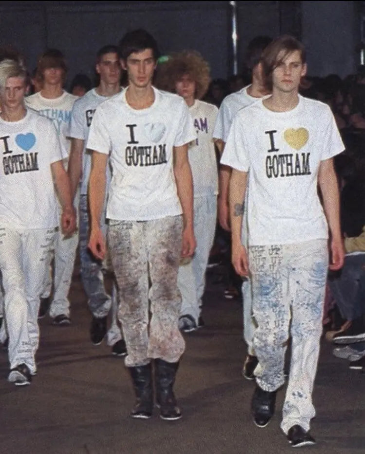 SS02 Number (N)ine “Modern Age” I Love Gotham T shirt