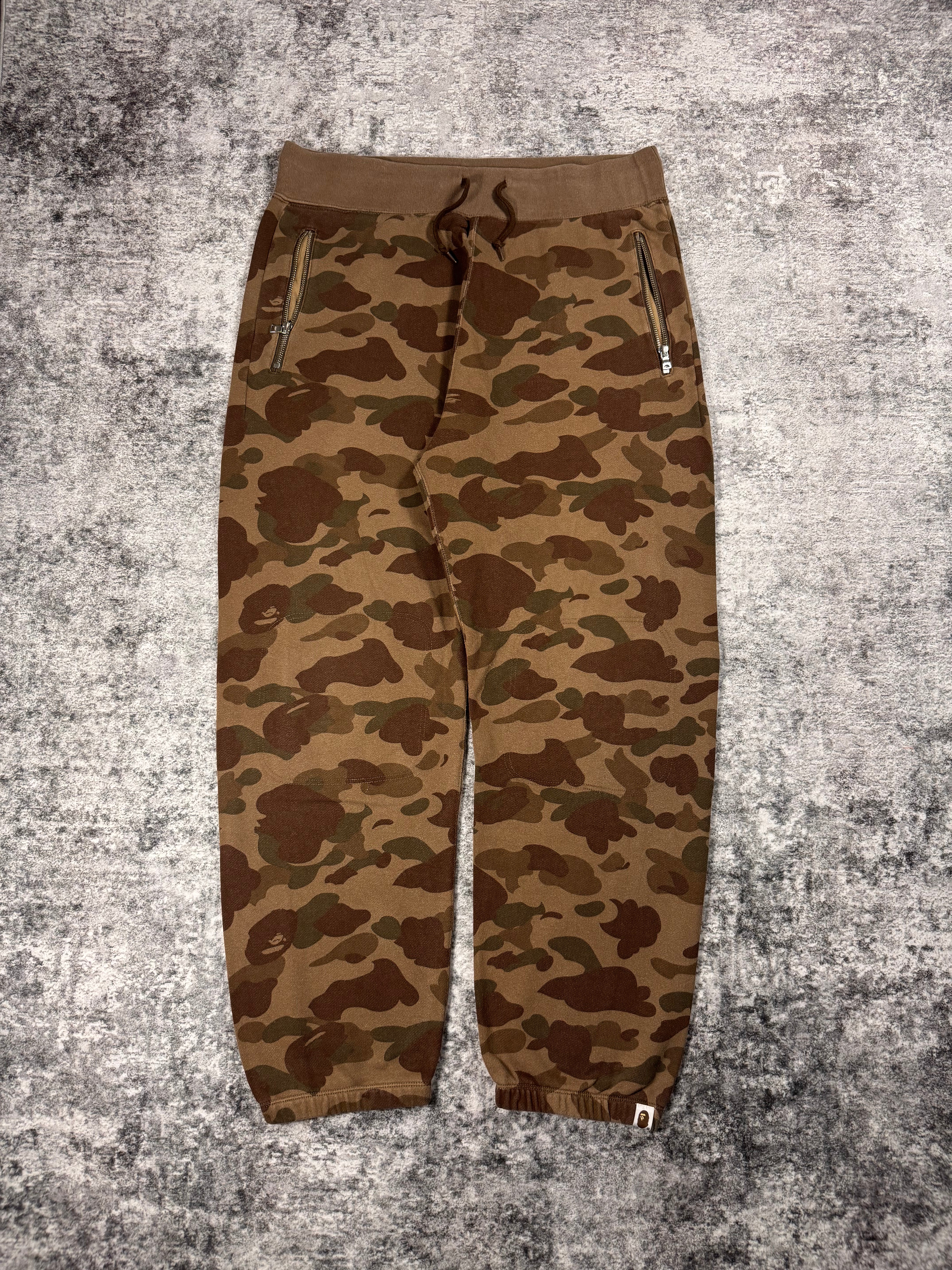 2010s A Bathing Ape Brown ‘ABC Camo’ Sweatpants