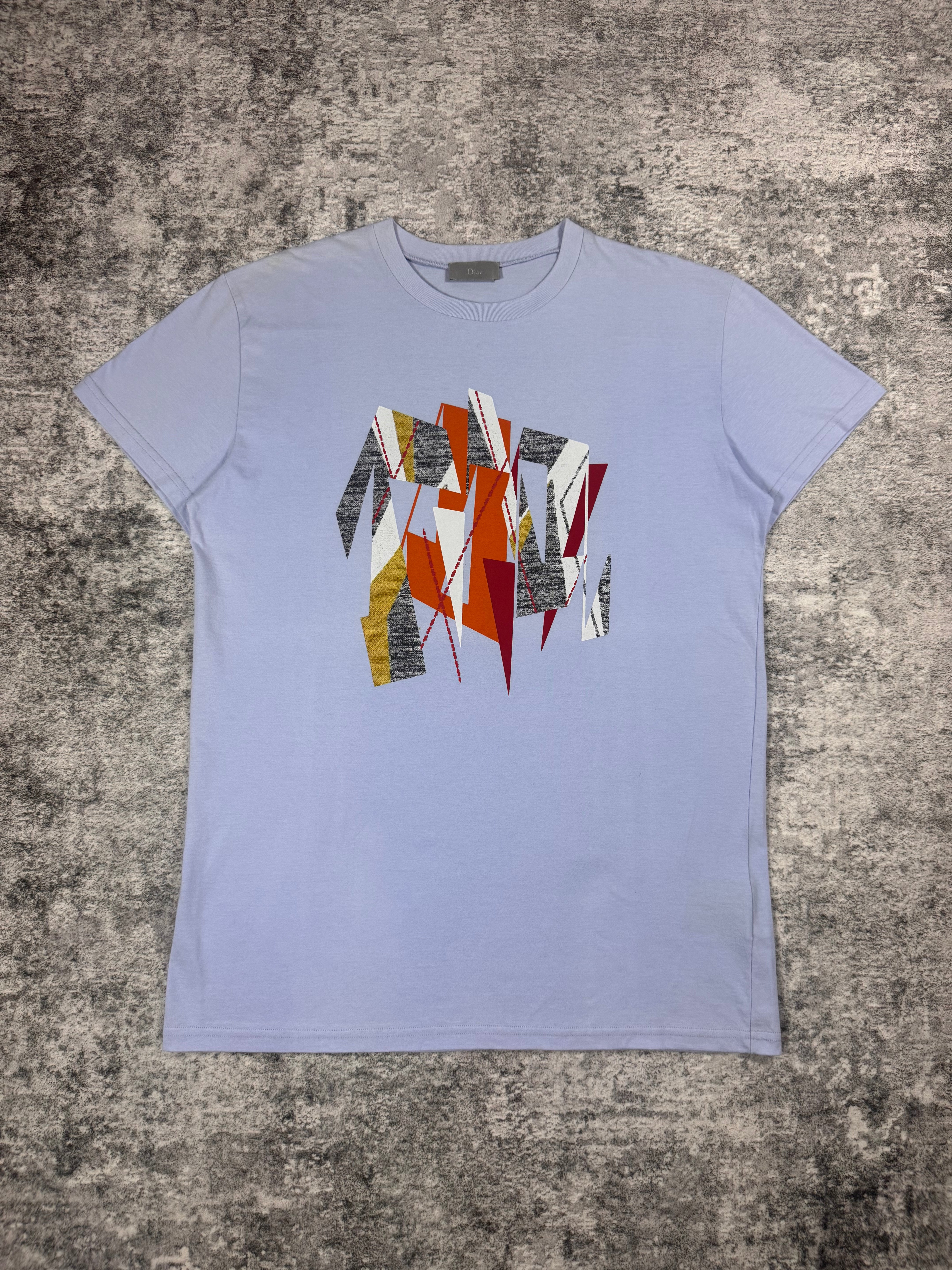 Dior Homme SS14 “Hero” Geometric Pattern T shirt