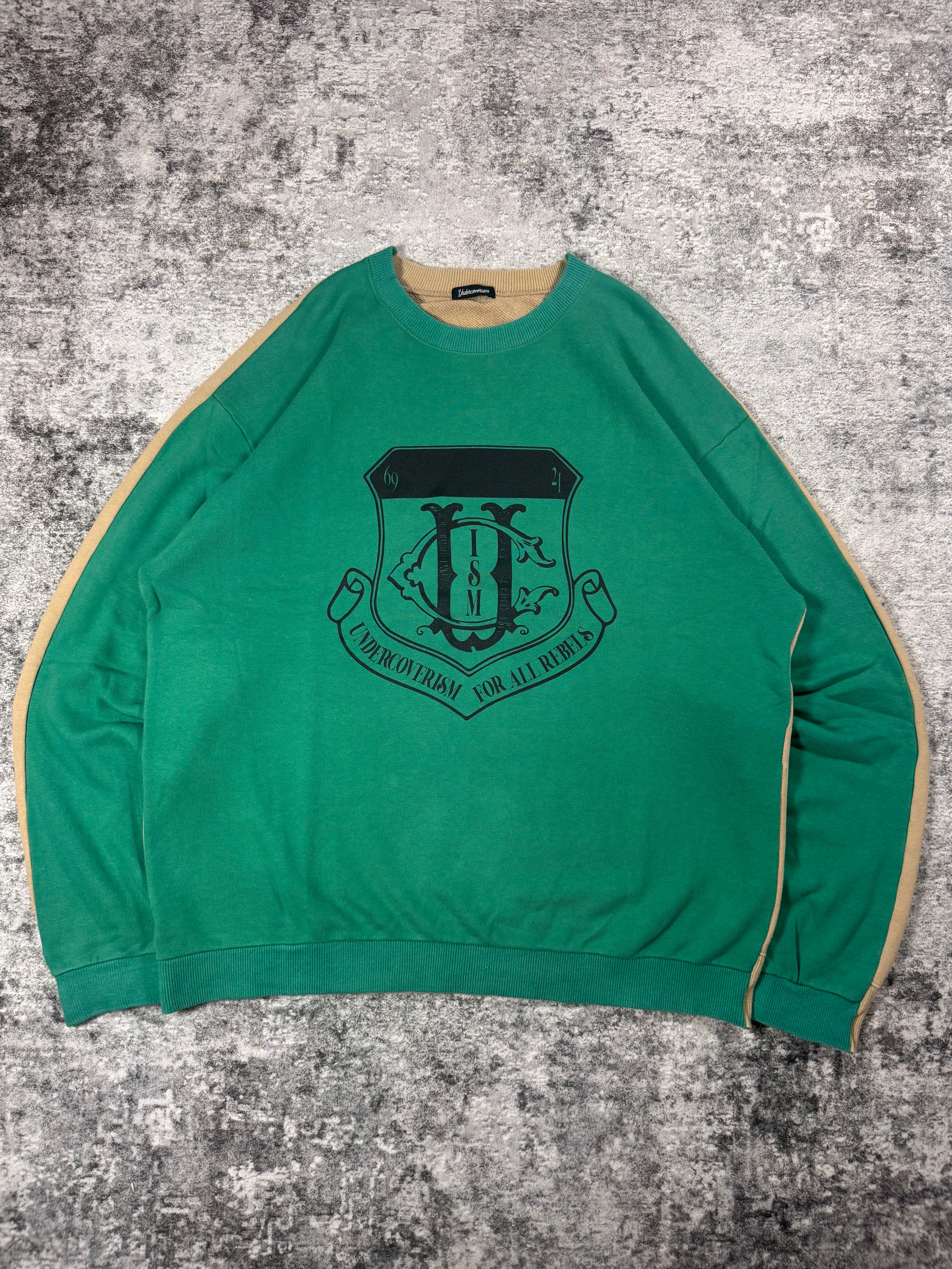 Undercover SS22 ‘Rebel School’ Reconstructed Crewneck