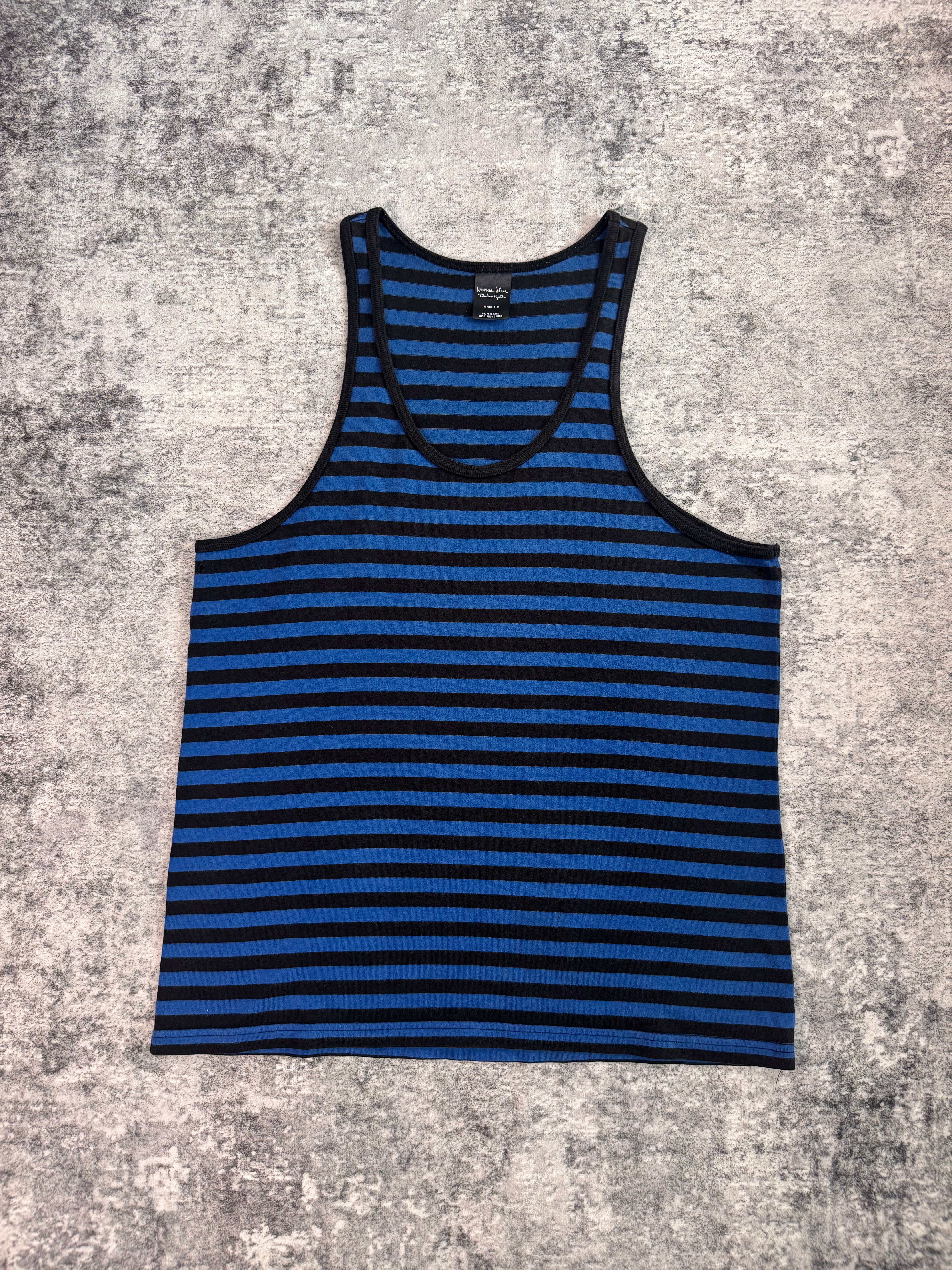 AW03 Number (N)ine “Touch Me I’m Sick” Border Tank Top