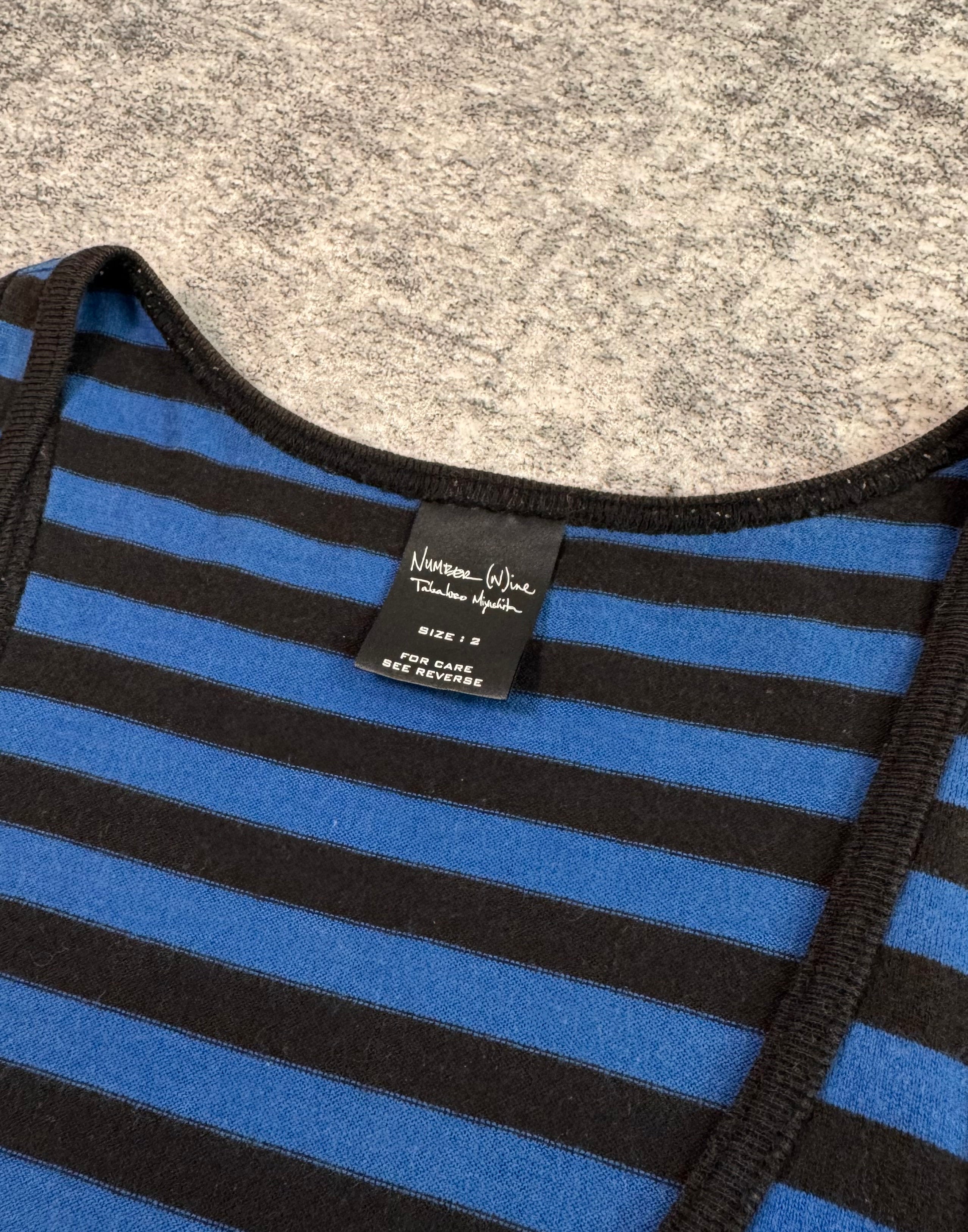 AW03 Number (N)ine “Touch Me I’m Sick” Border Tank Top