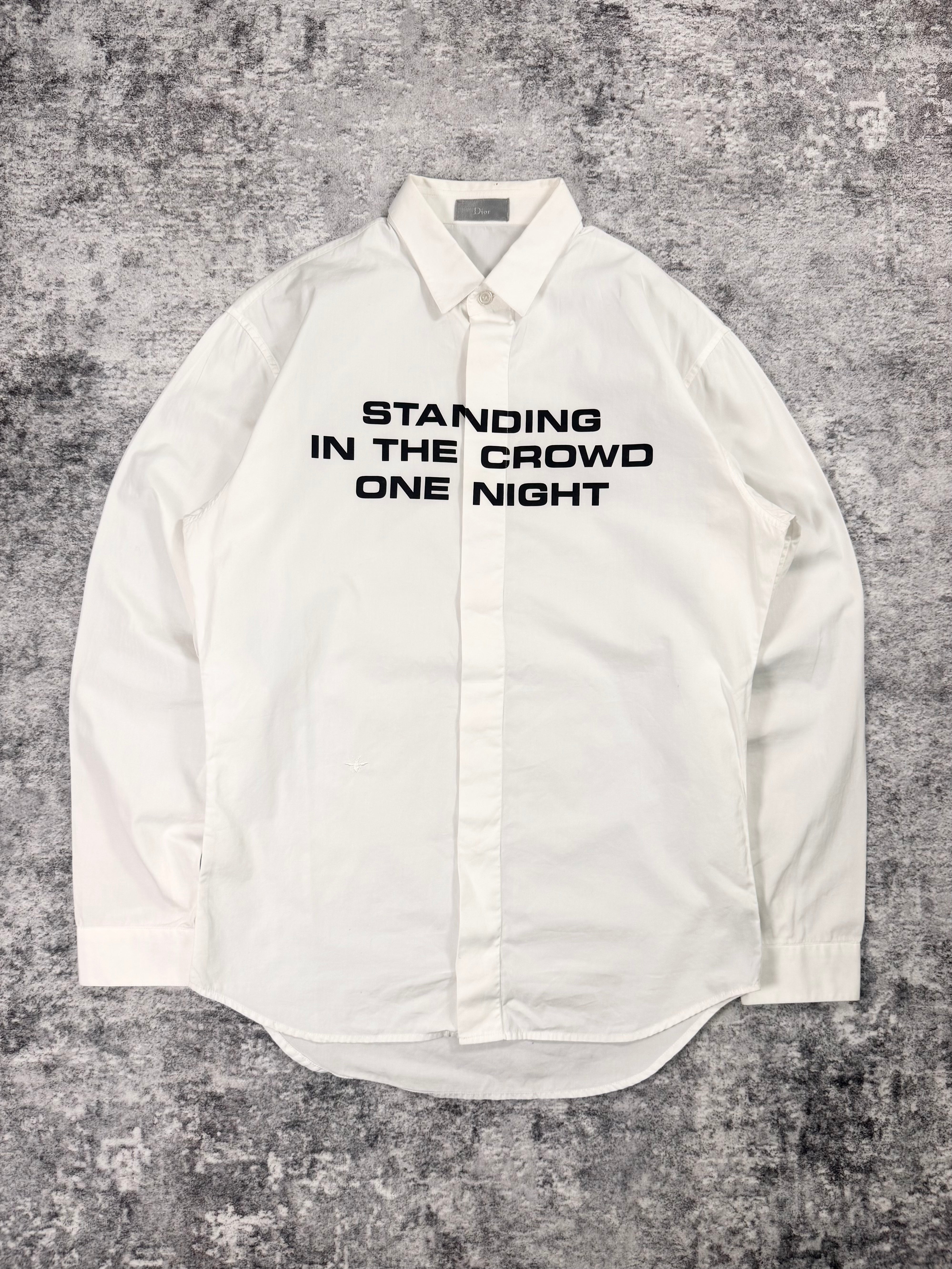 Dior Homme SS18 “Standing In The Crowd One Night” Button-Up