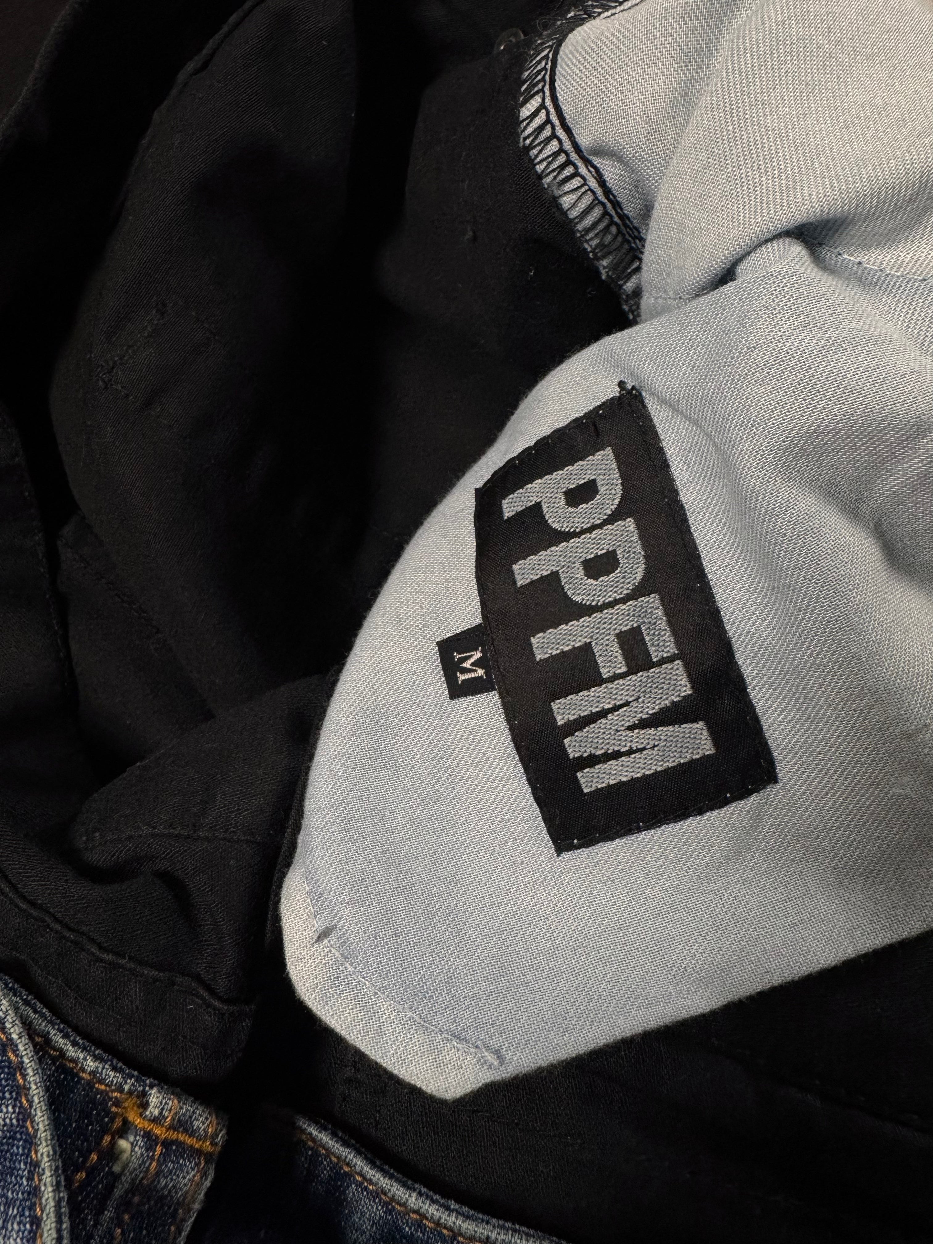 PPFM 00s Two-Tone Hybrid Double Waist Denim