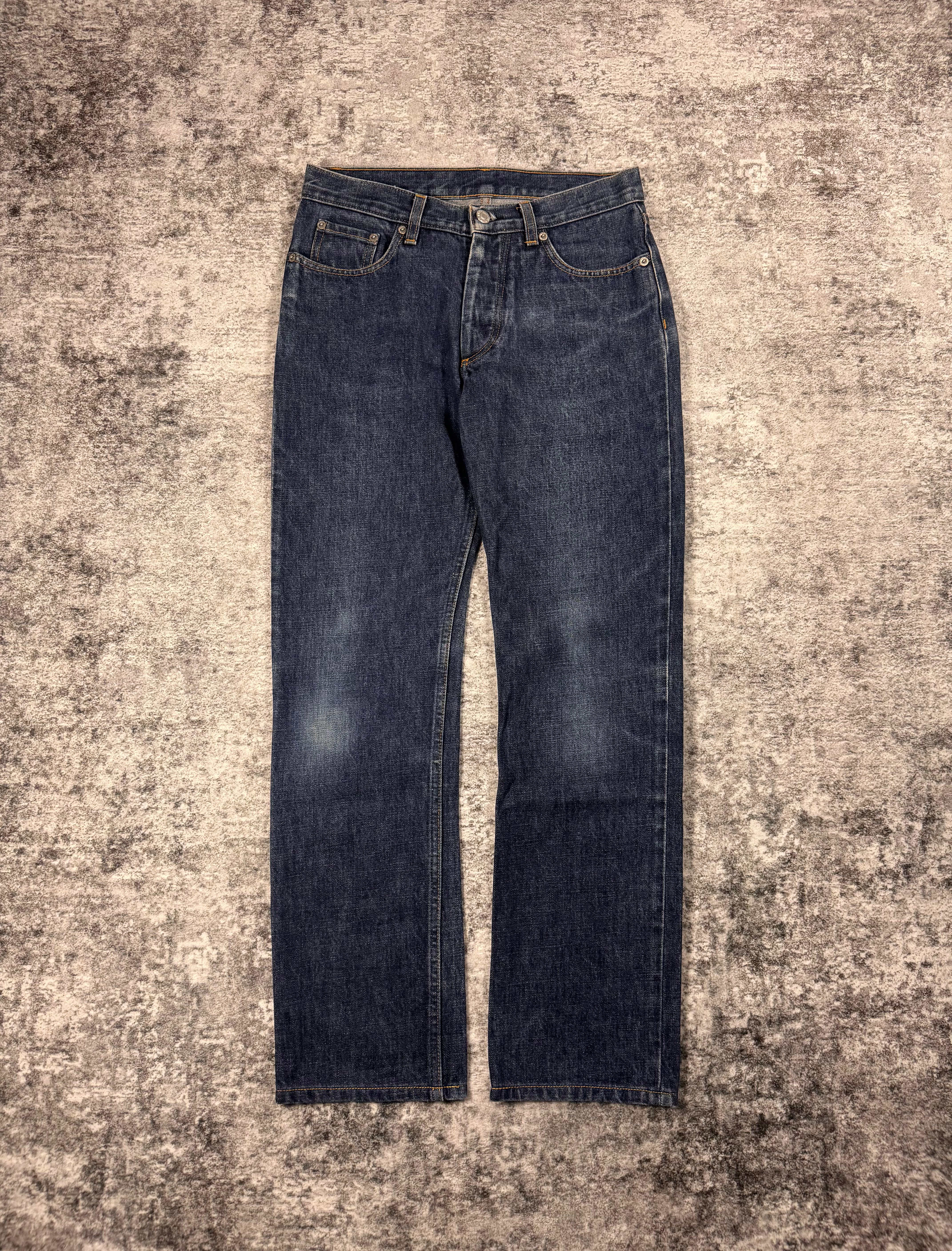 Helmut Lang FW99 Classic Raw ‘Turn Up Cut’ Denim