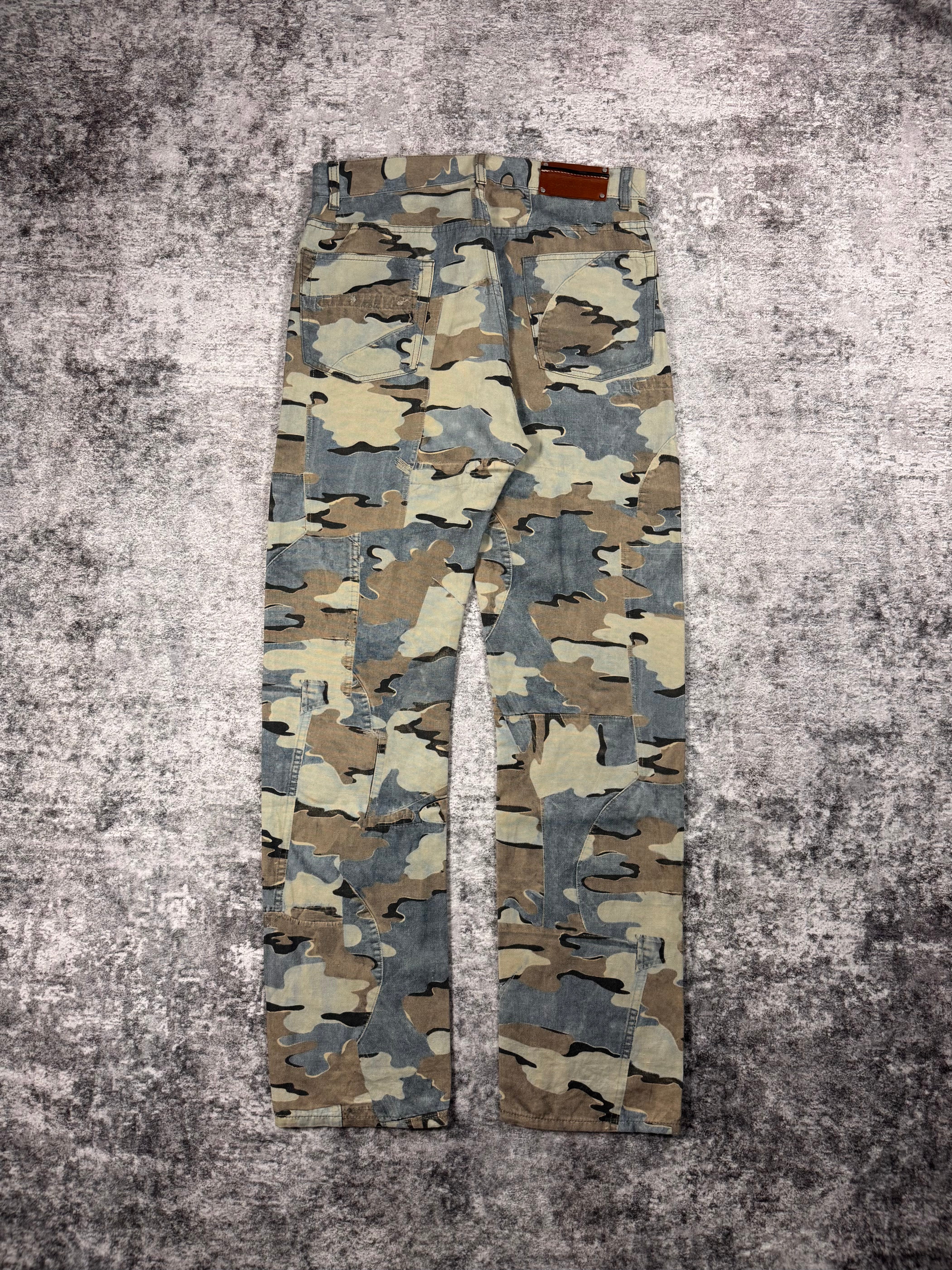 Dries Van Noten SS17 Runway Trompe L’oeil Camo Denim