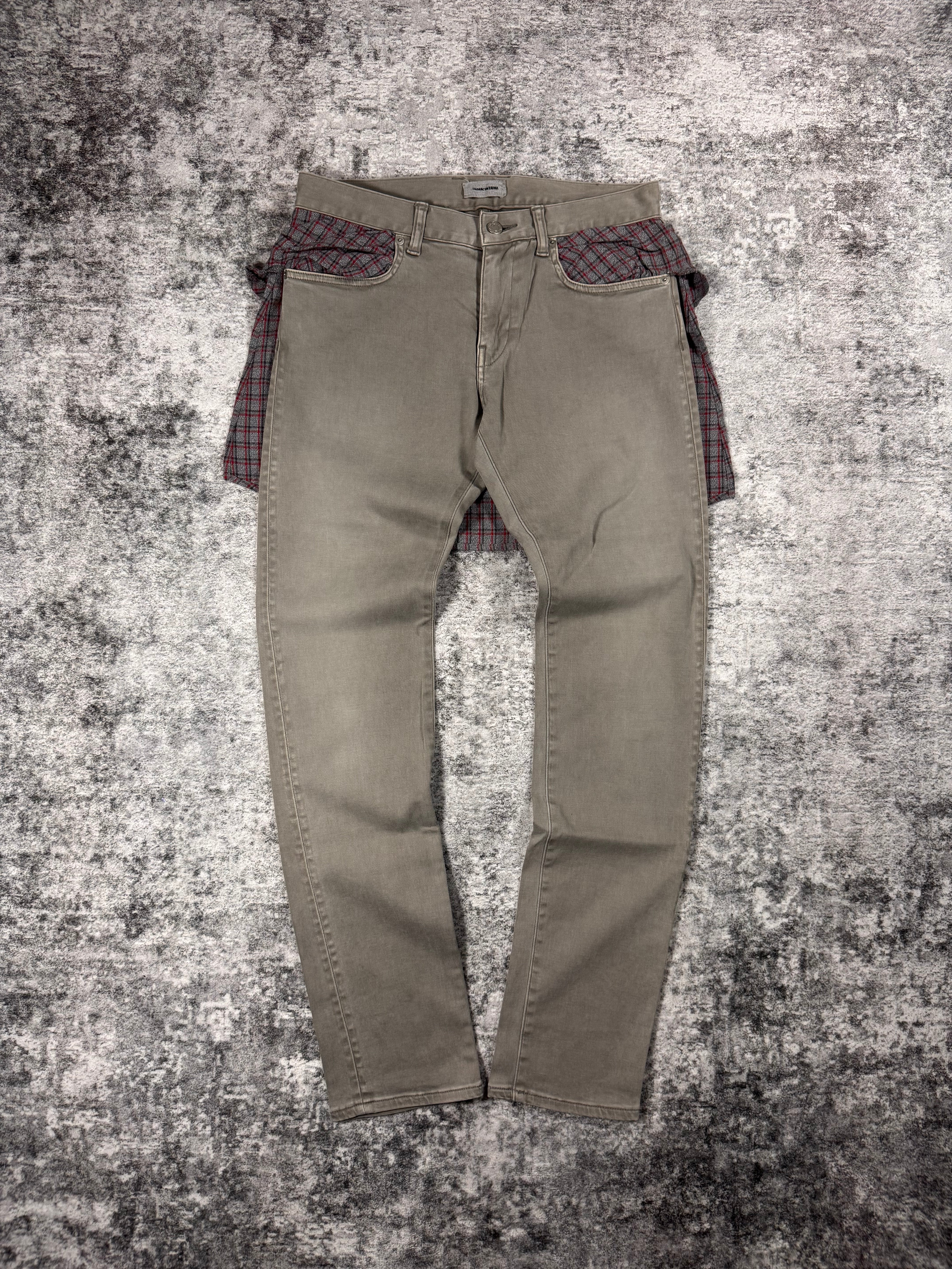 Undercover SS12 “Open Strings” Docking Flannel Denim