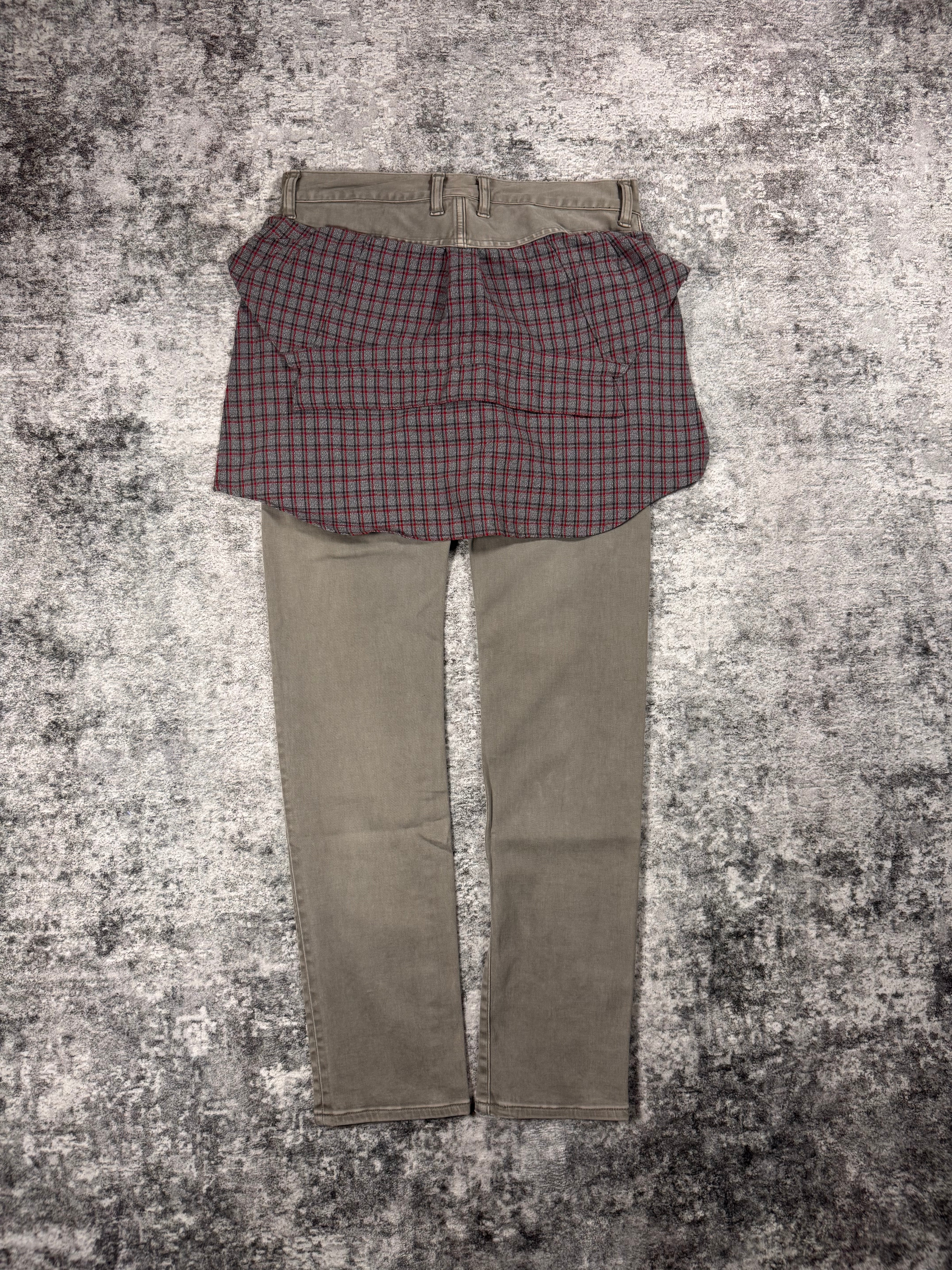 Undercover SS12 “Open Strings” Docking Flannel Denim