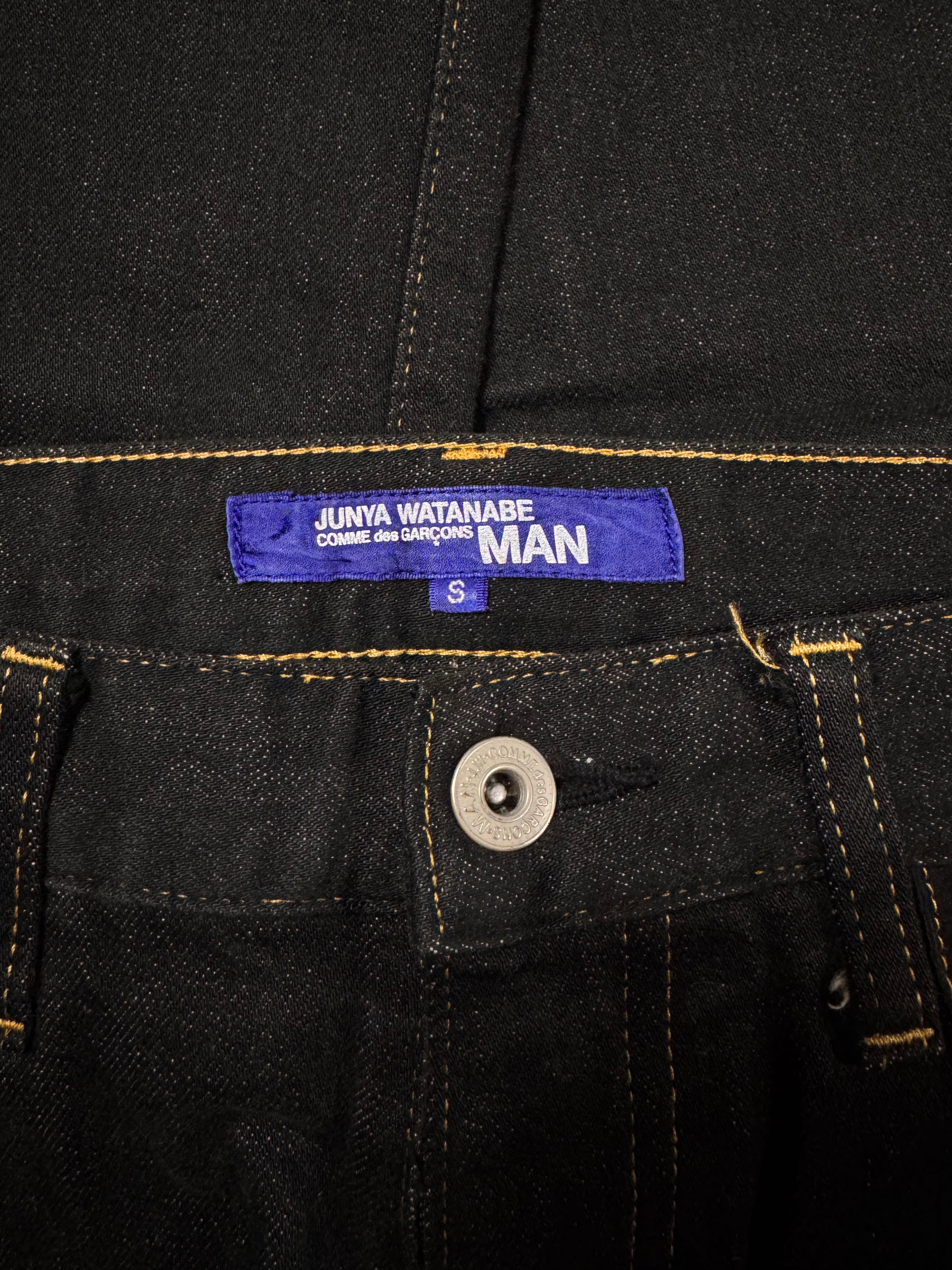 Junya Watanabe MAN FW16 Black Poly Trim Denim