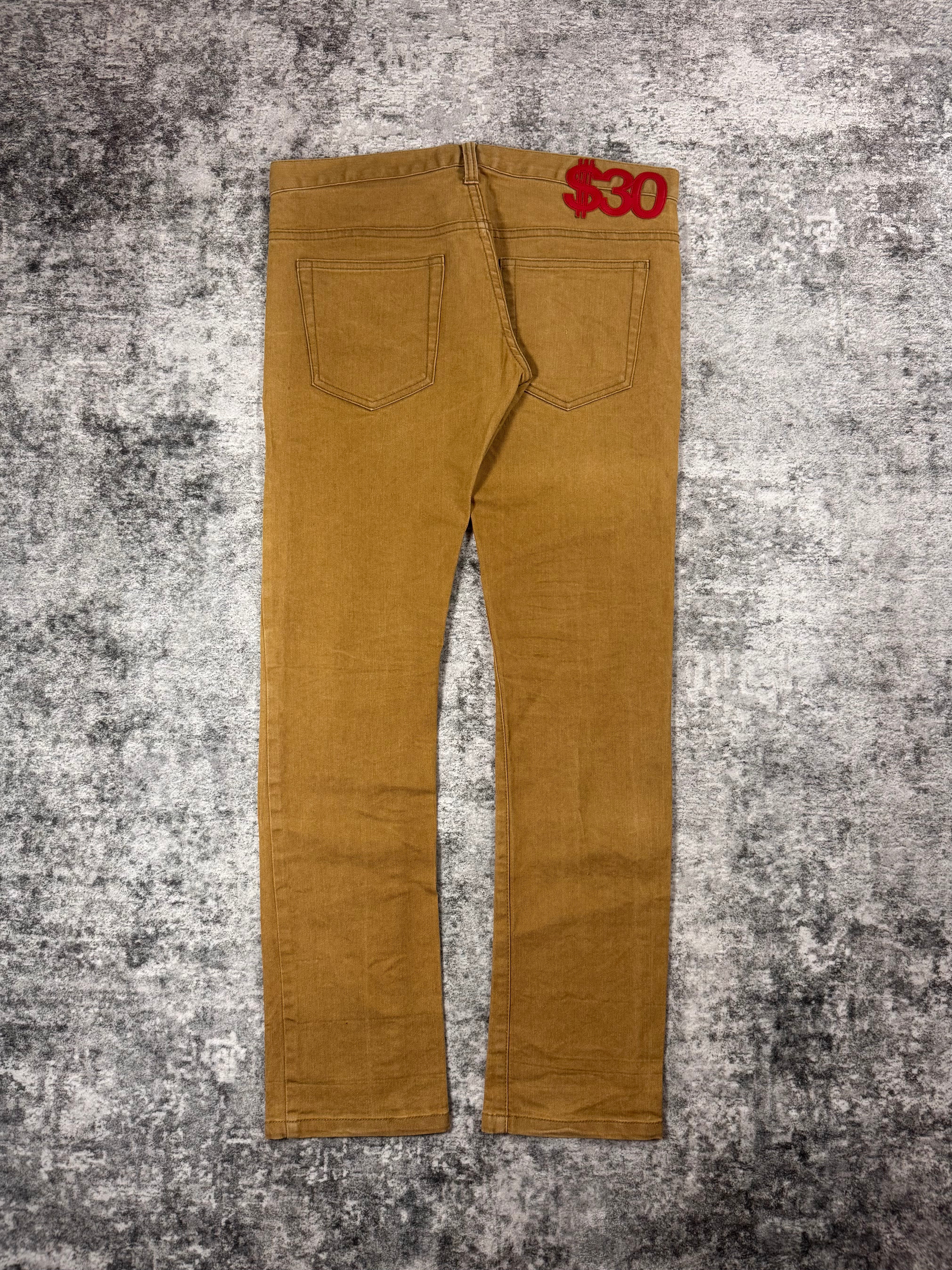 2000s Swagger Golden Brown Straight Leg Denim