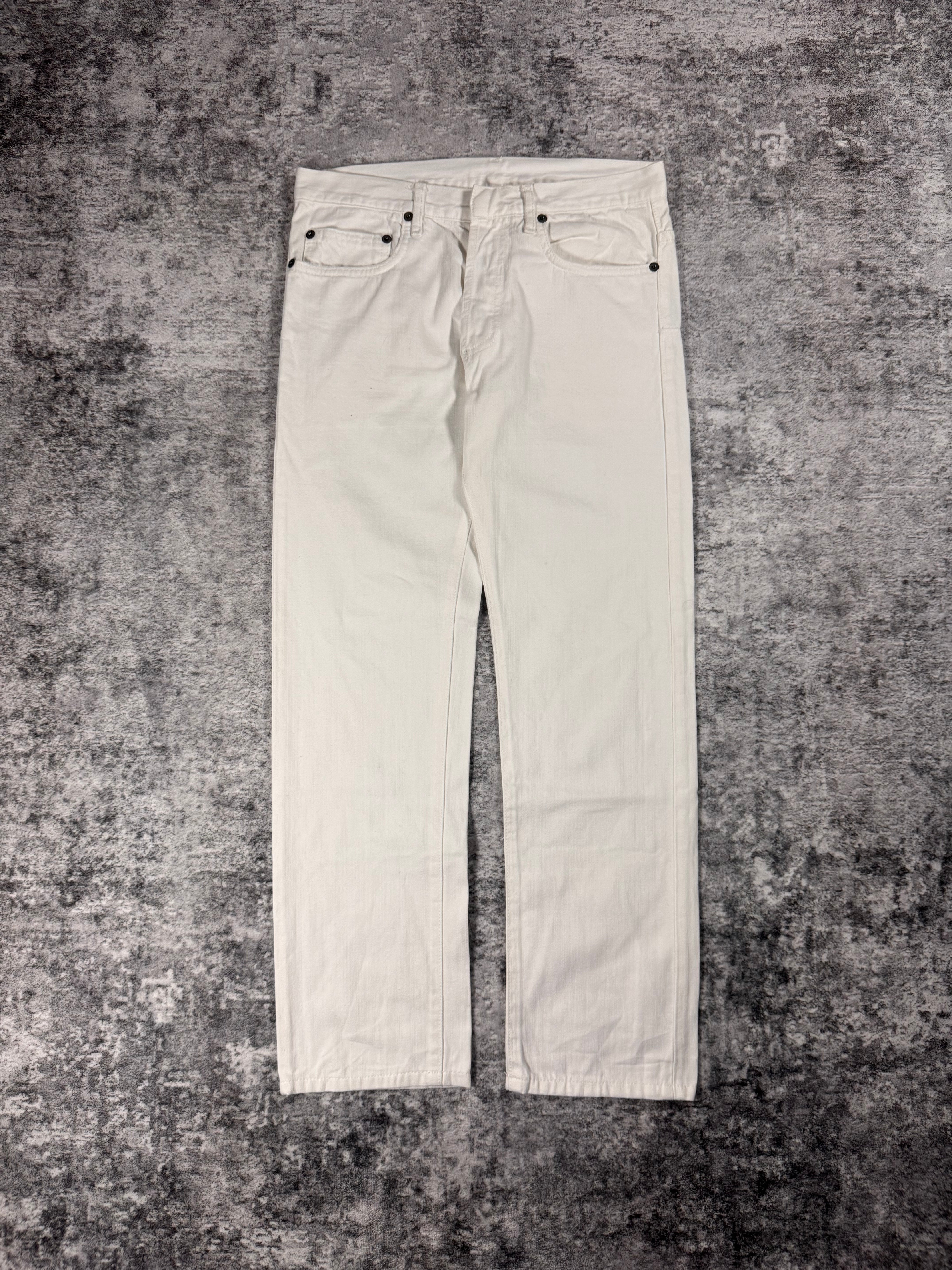 FW06 Dior Homme "These Grey Days" White Denim