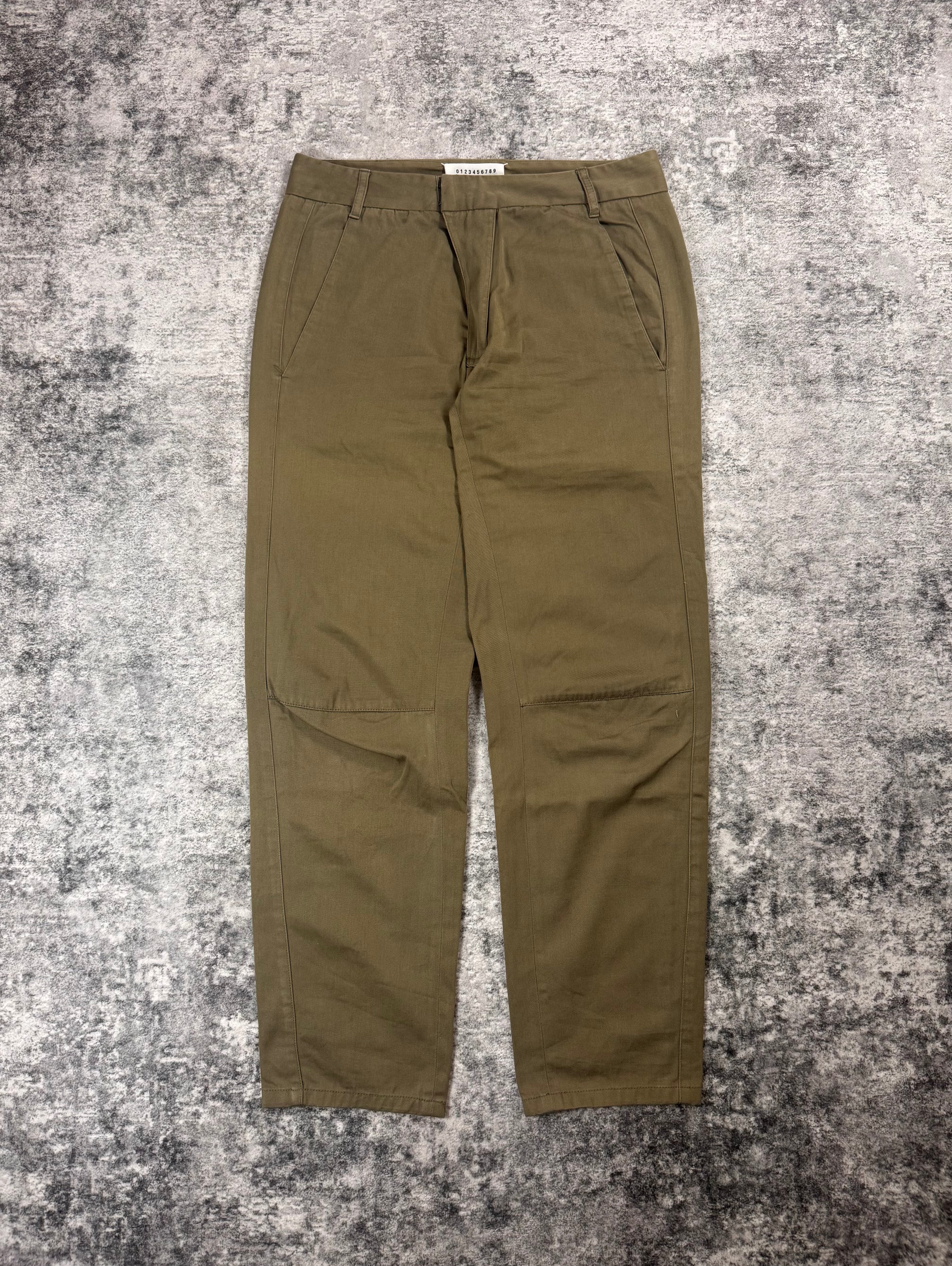 SS11 Maison Margiela Relaxed Panel Khaki Pants