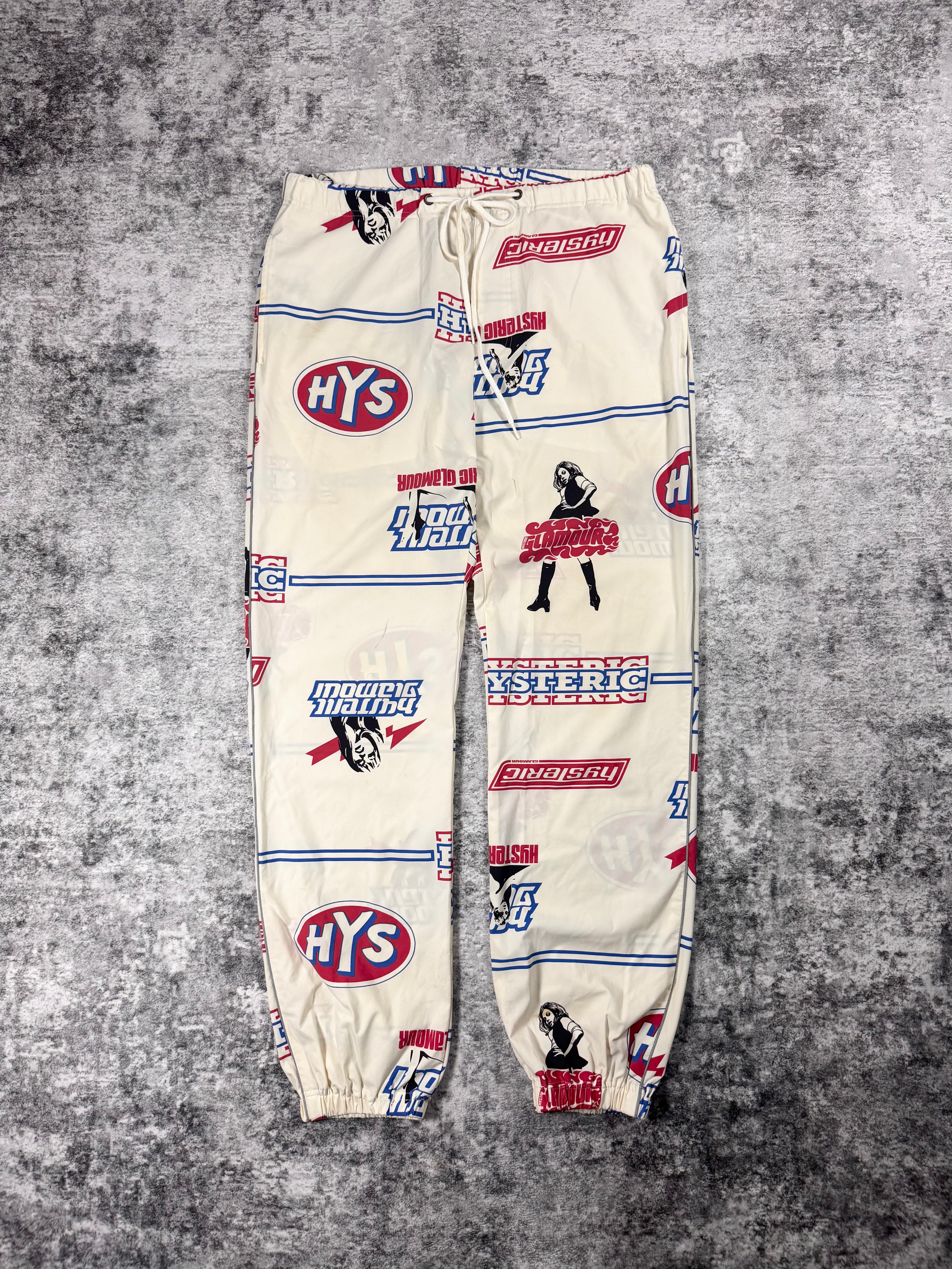 Hysteric Glamour ‘Vixen Girl’ Multi-Print Nylon Pants