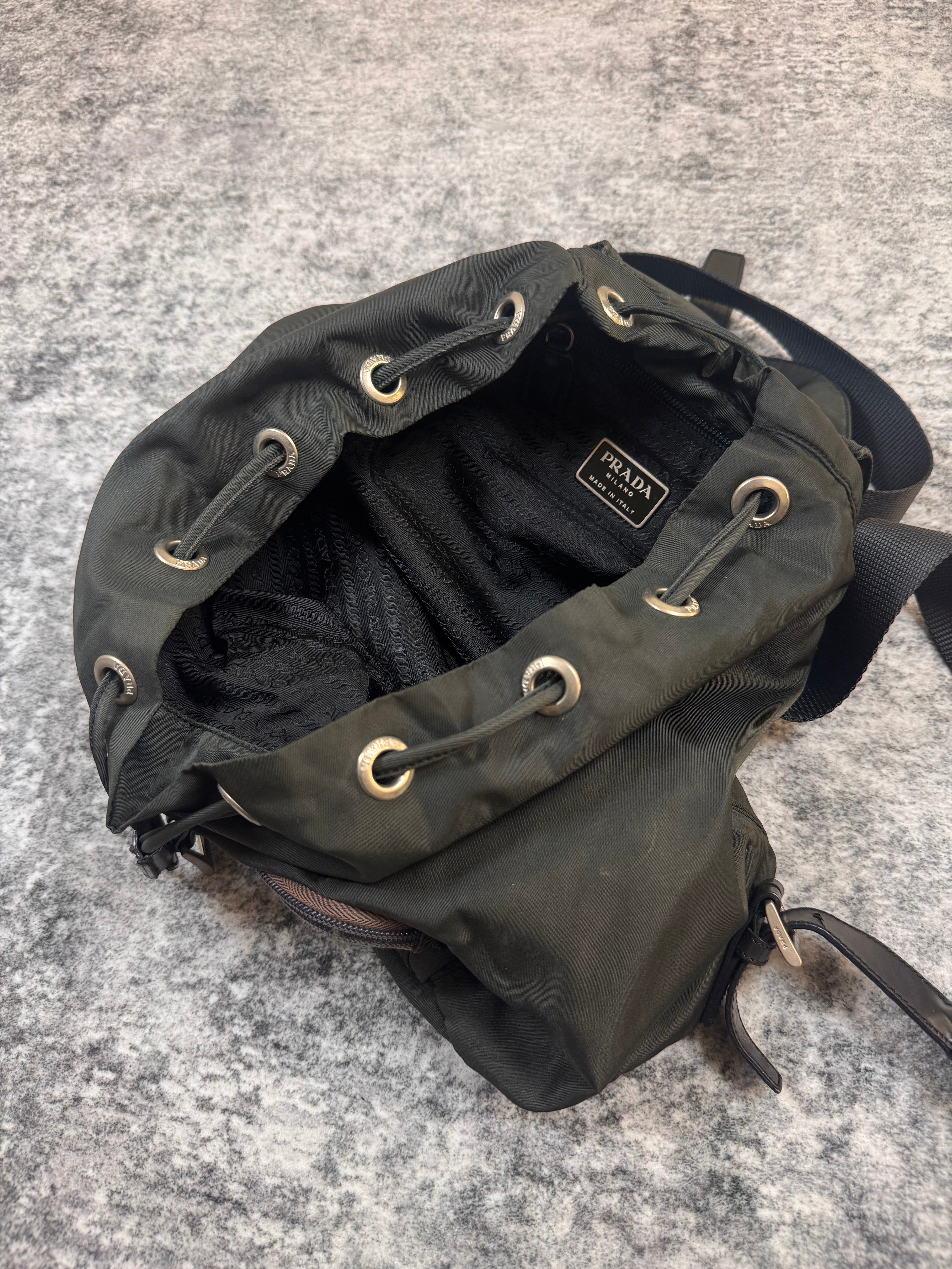 Prada Milano ‘Ebano’ Tessuto Nylon Backpack