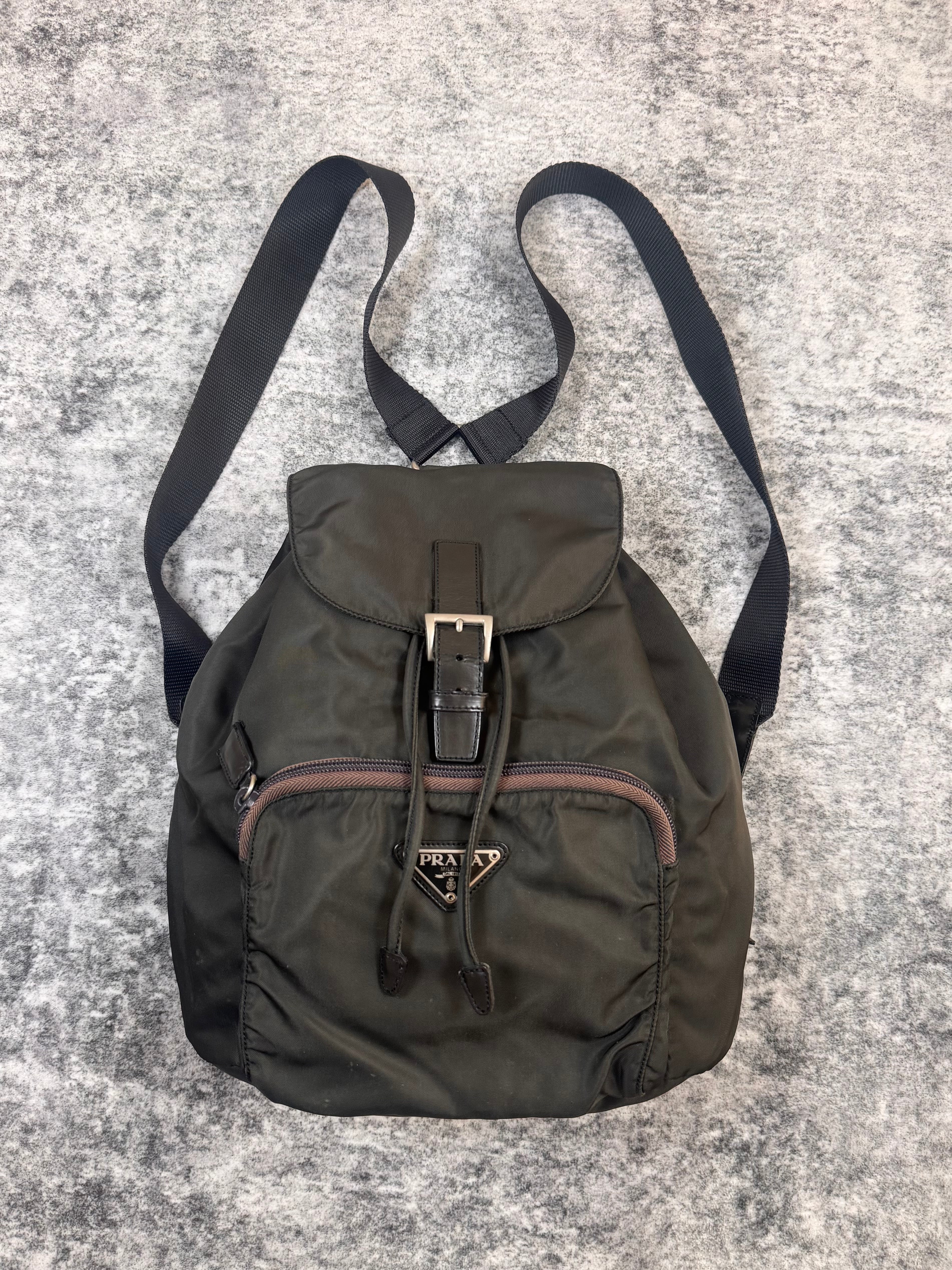 Prada Milano ‘Ebano’ Tessuto Nylon Backpack