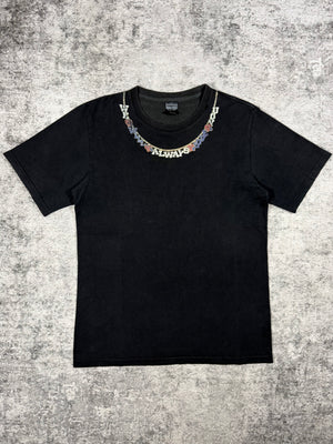 Classic Number Nine t shirt from Autumn Winter 2003 Touch Me Im Sick T shirt with distressed crying heart necklace on the collar 