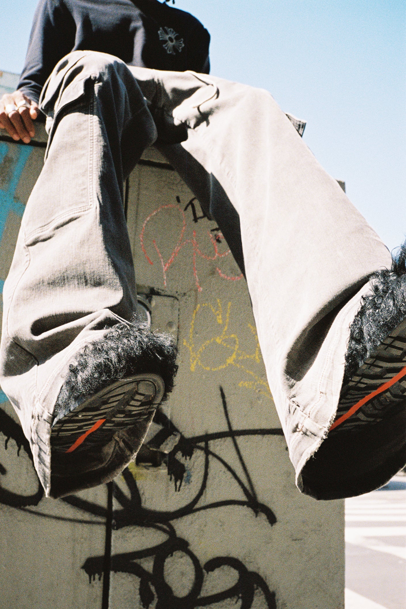 FW99 Prada Sport Black Fur Snow Boots