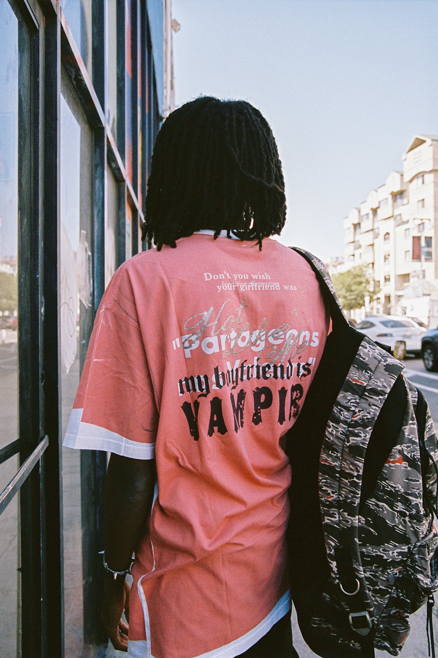 2000s Undercover Tiger Camo ‘We Make Noise Not Clothes’ Backpack