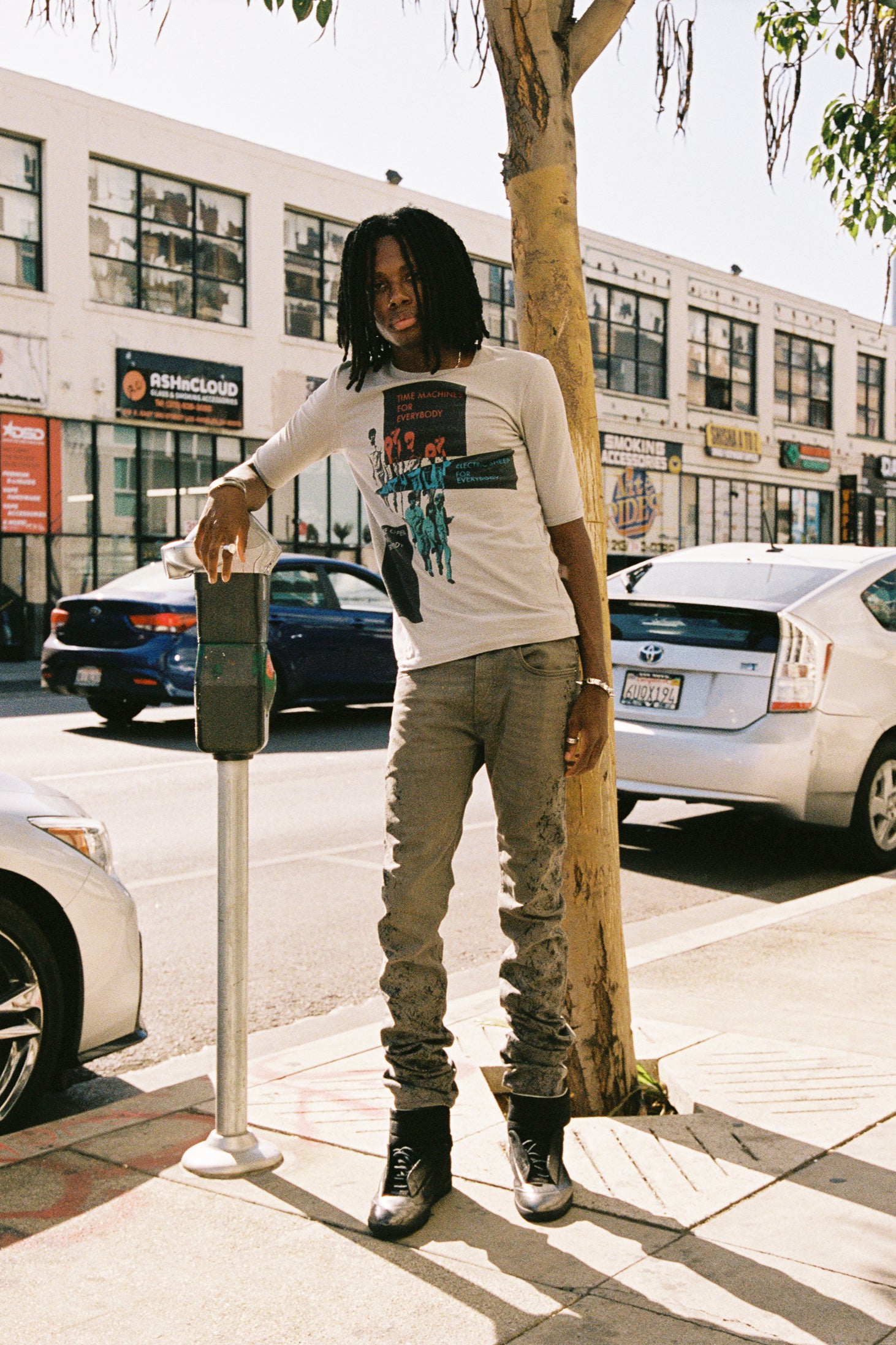 Raf Simons 'Time Machines Of Everybody' Slim T shirt