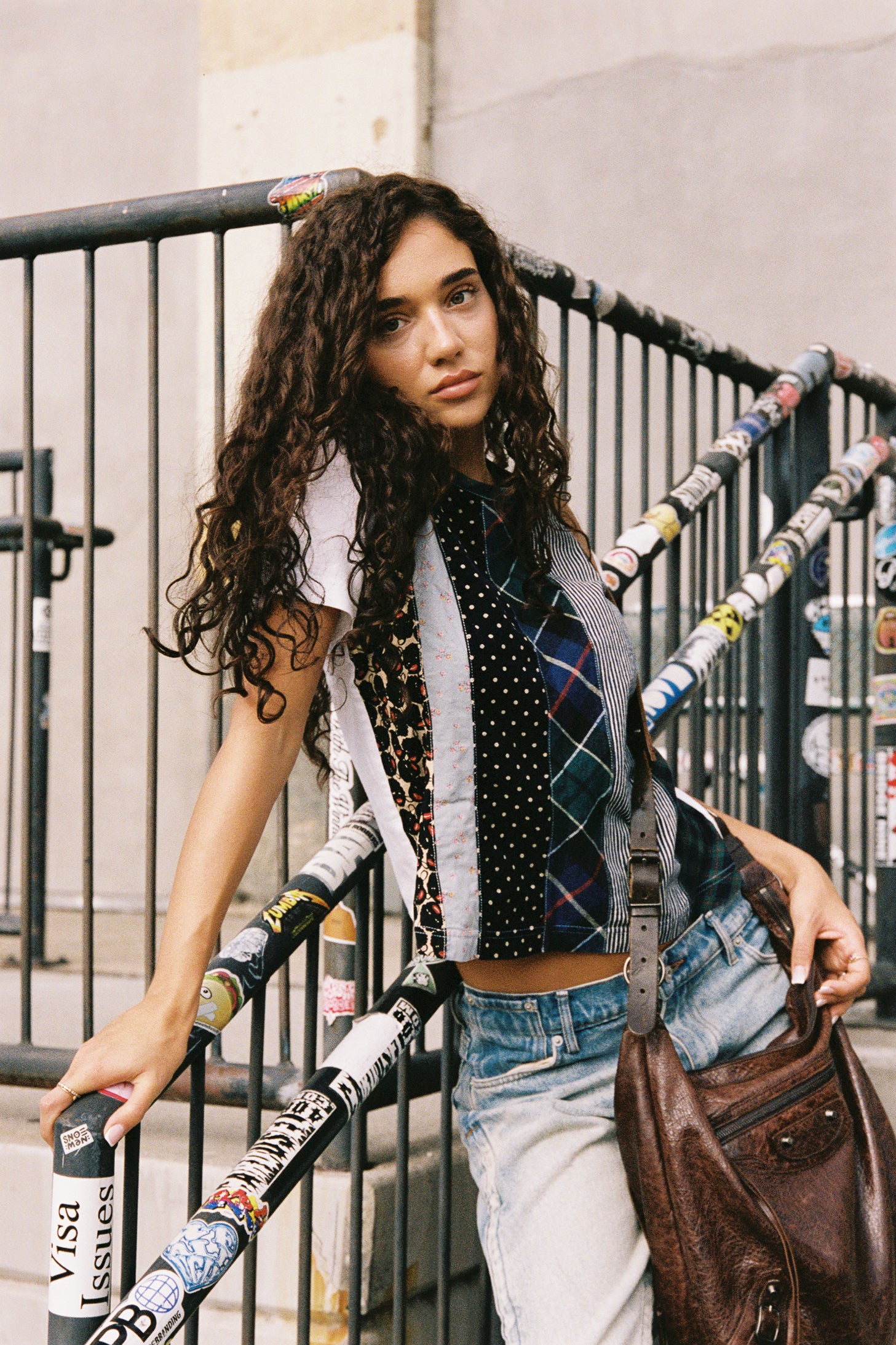 SS14 Junya Watanabe ‘Denim’ Reconstructed Patchwork T shirt